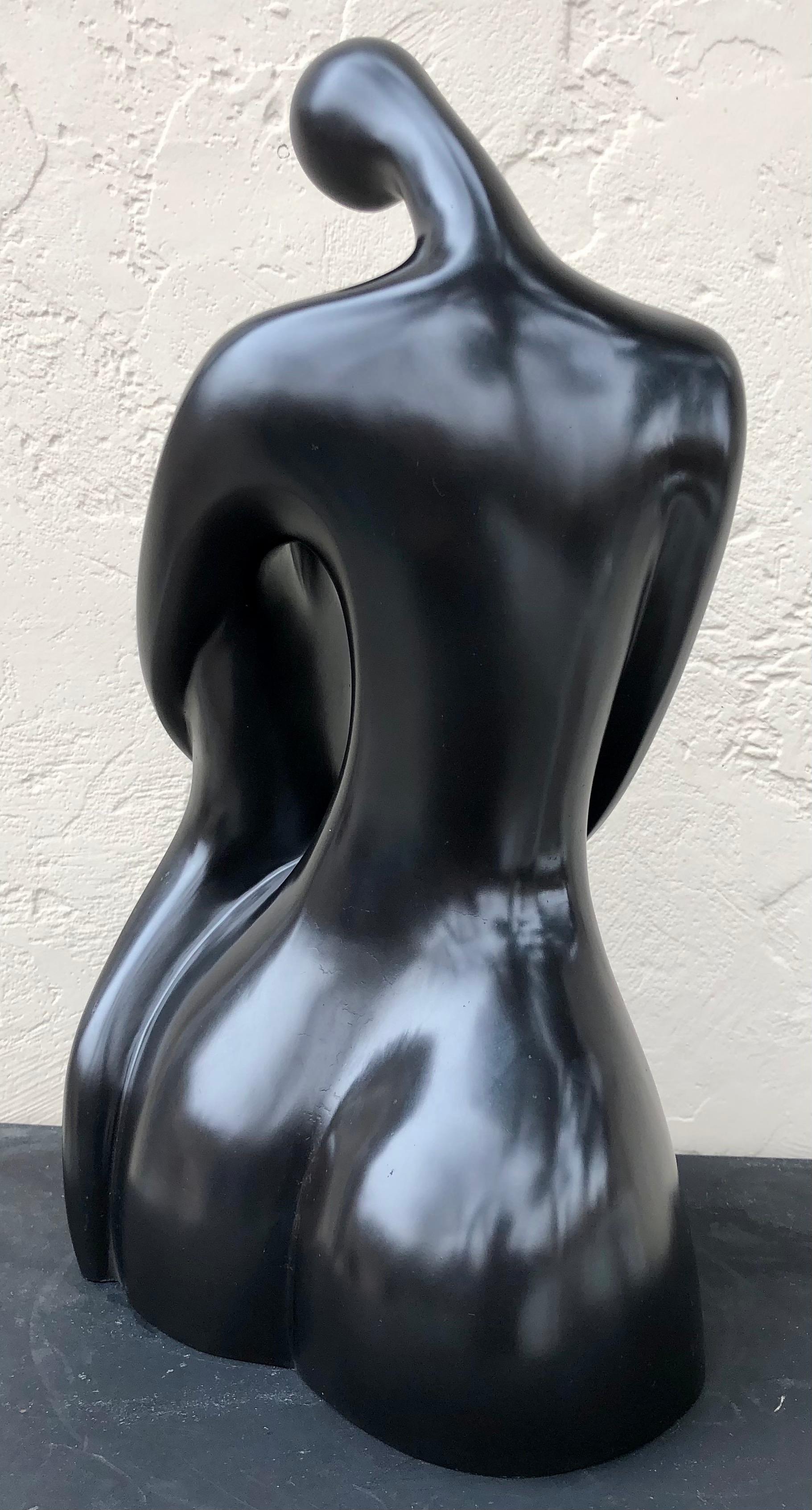 Dialogue - Gold Figurative Sculpture by Ruth Bloch