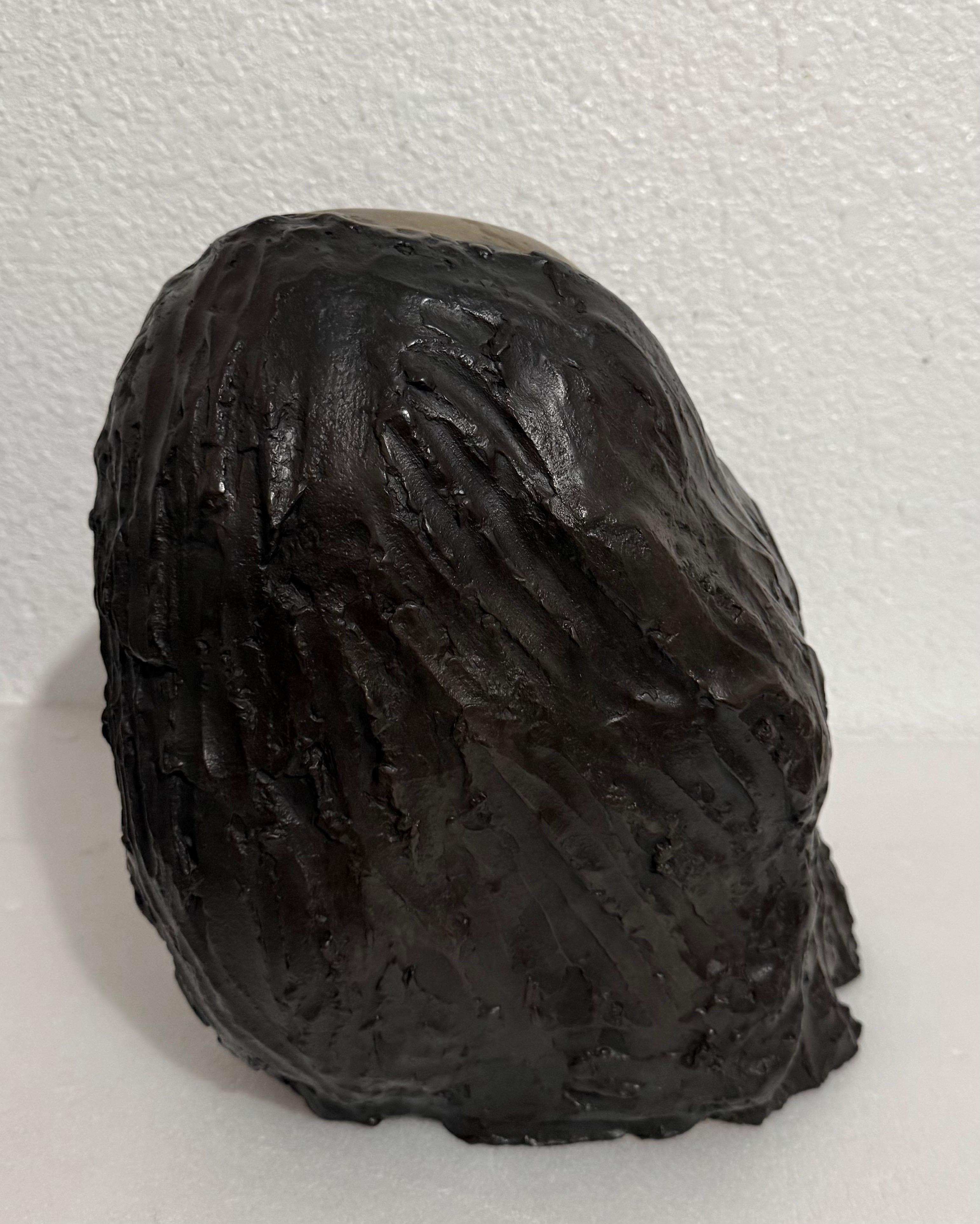 Gran Escultura de Bronce Cabeza de Mujer, Según Modigliani, Ruth Bloch Artista Israelí en venta 6