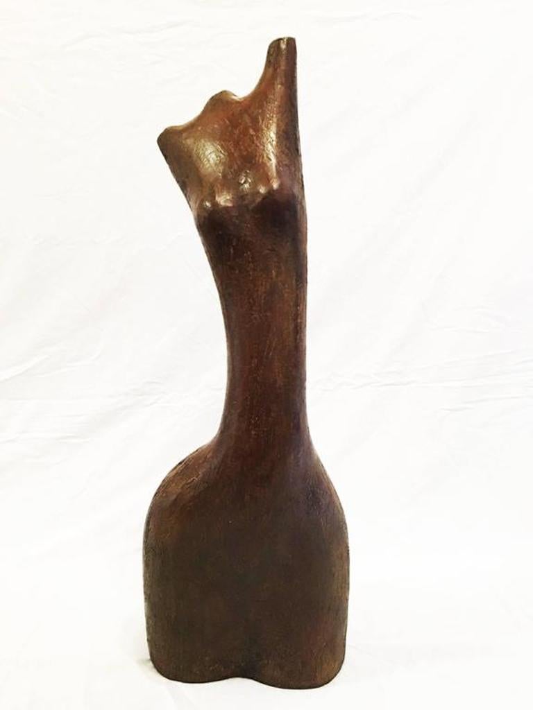 Ruth Bloch Figurative Sculpture – Torso, Bronzeskulptur, Auflage 6 von 15 Exemplaren