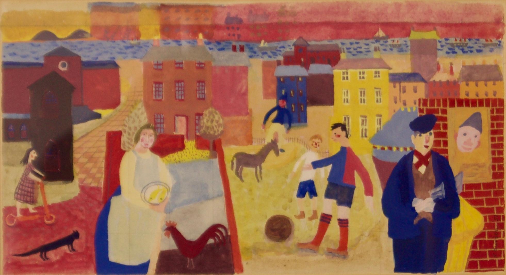 La obra de Ruth Burden (1925 - 1911) capta la esencia de su tema con un estilo atrevido pero ligeramente extravagante. Sus temas eran las cosas que le resultaban más familiares: personas, lugares y plantas.

Nacida en Worcester, estudió en el