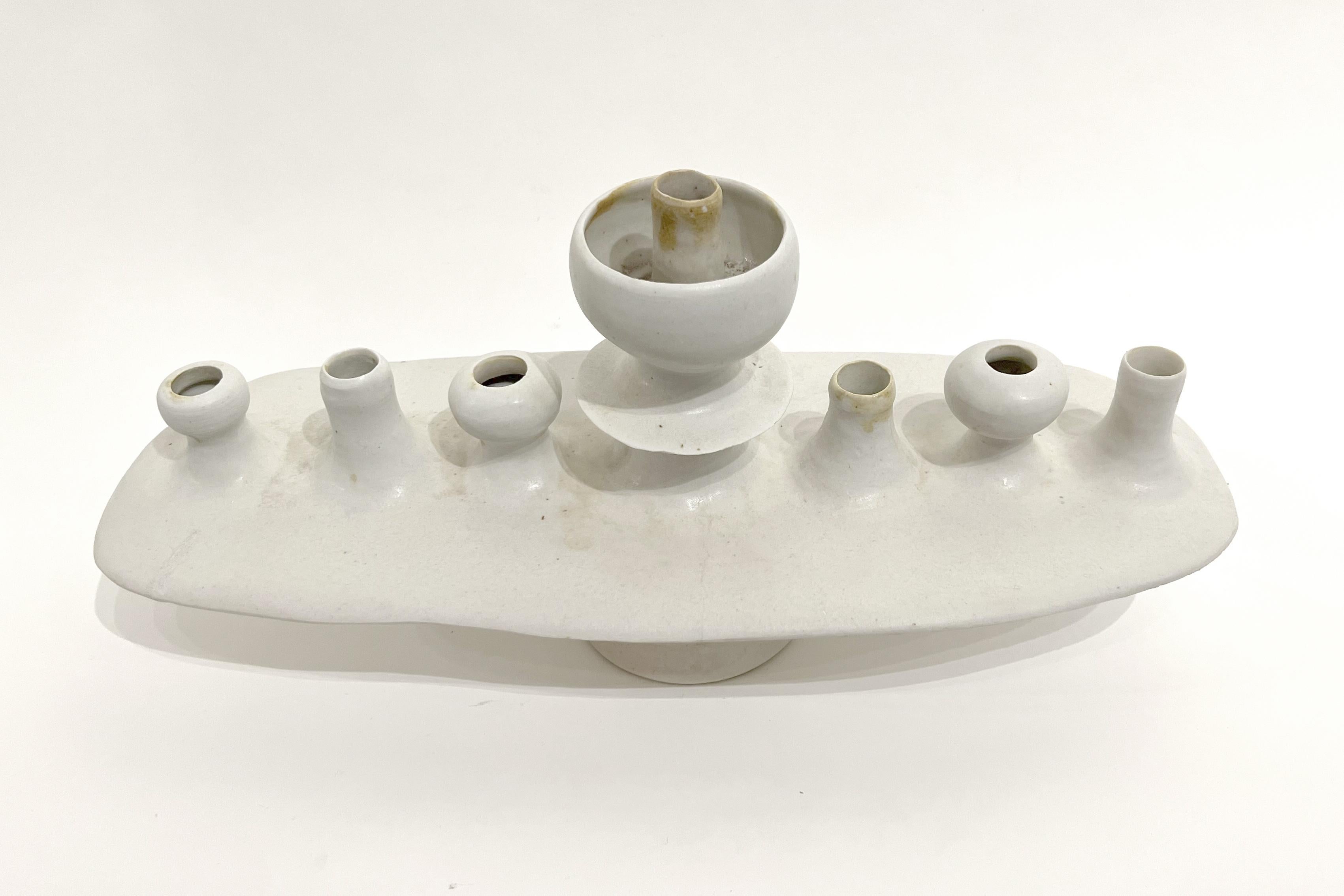 Menorah - Modern Sculpture by Ruth Duckworth