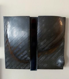 Rare Black Wall Sculpture by Ruth Duckworth