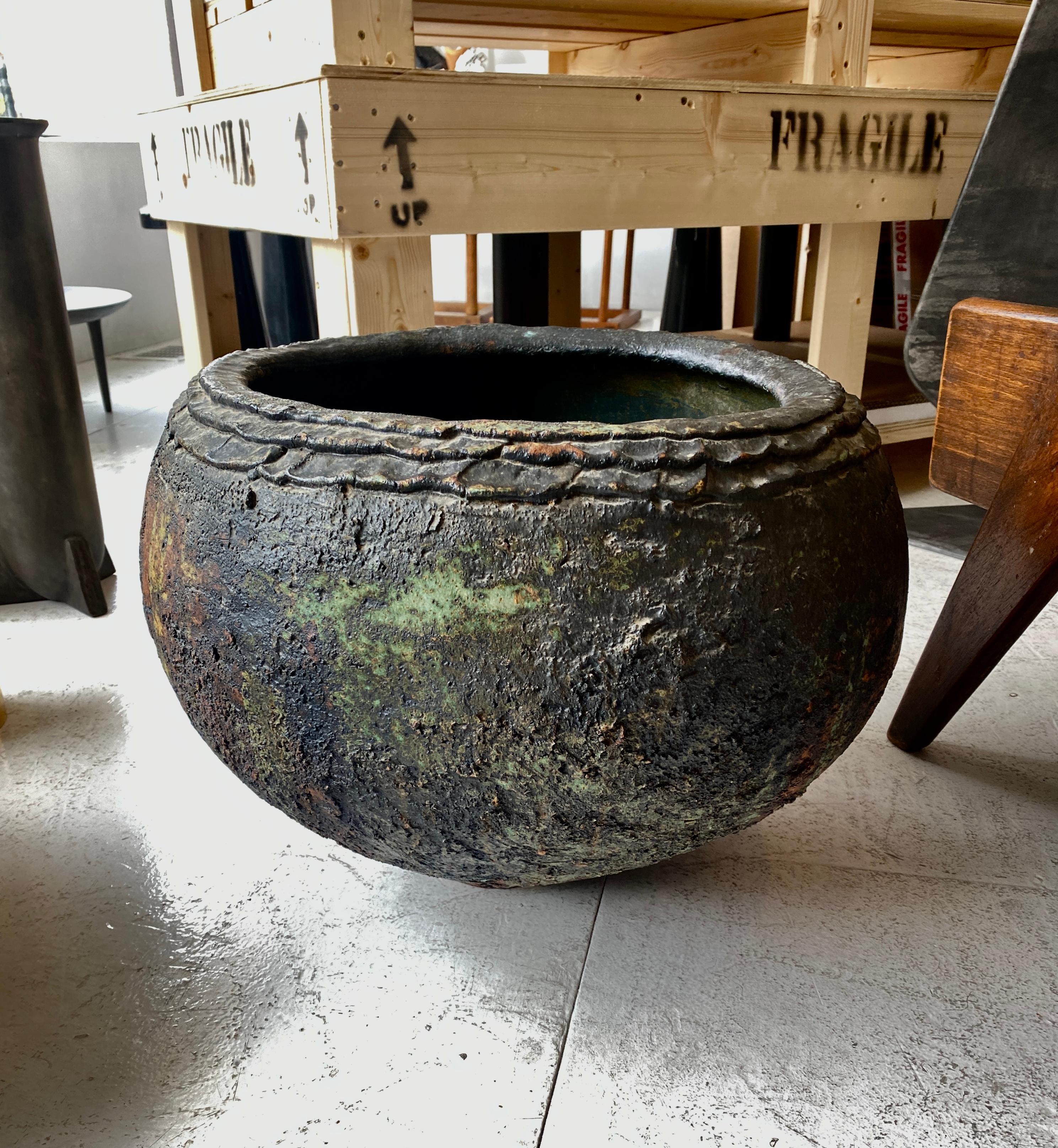 Ruth Duckworth Vaso monumetale grande in ceramica Stoneweare in vendita 9