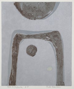 La porte de l'infini, gravure abstraite minimaliste de Ruth Eckstein