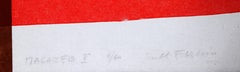 Maghreb II, Minimalist Abstract Lithograph by Ruth Eckstein