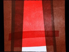 Maghreb II, Minimalist Abstract Lithograph by Ruth Eckstein