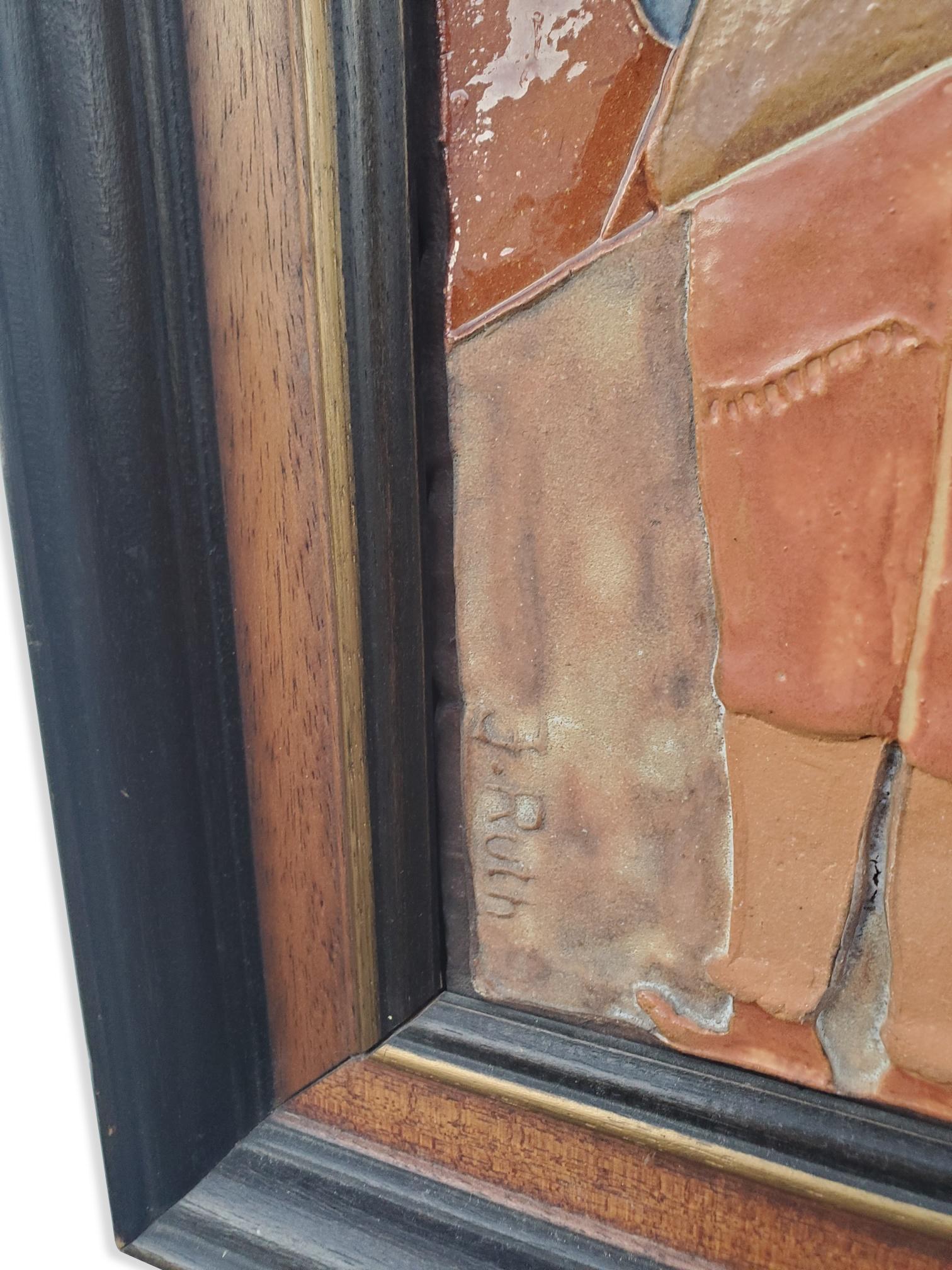 Ruth Faktor Faktorowicz Arte de pared figurativo israelí modernista en azulejos de cerámica siglo XX en venta