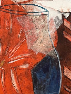 Abstract Mixed-Media Still Life, Ruth Goldman-Grosin