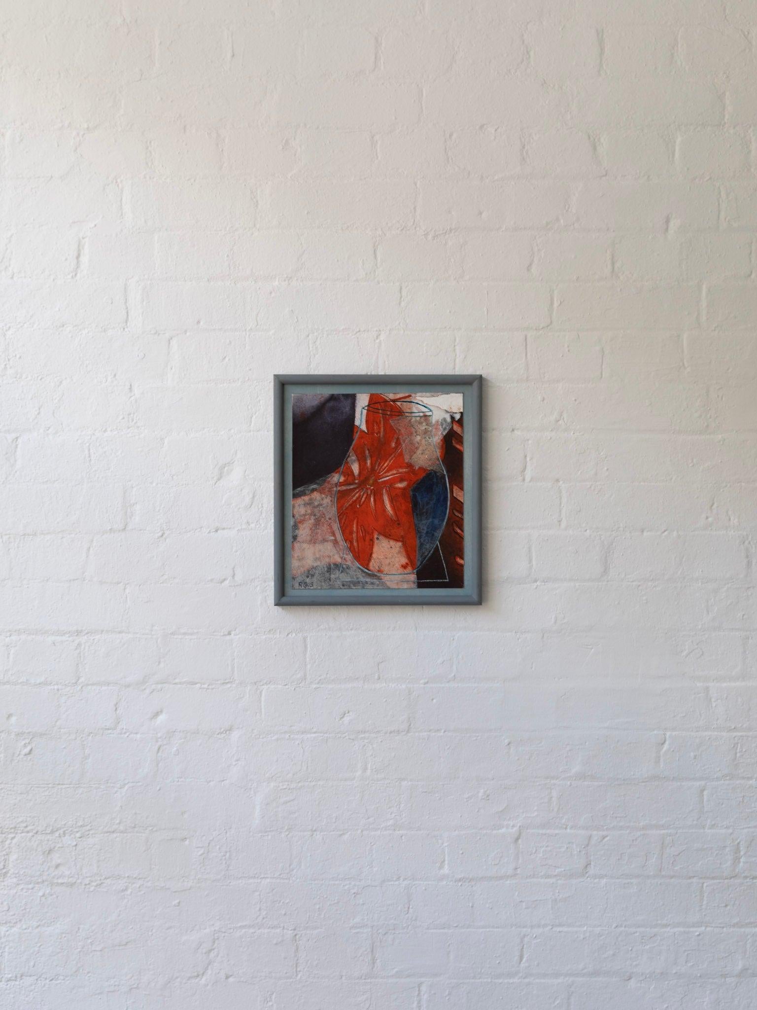 Abstract Mixed-Media Still Life, Ruth Goldman-Grosin For Sale 1