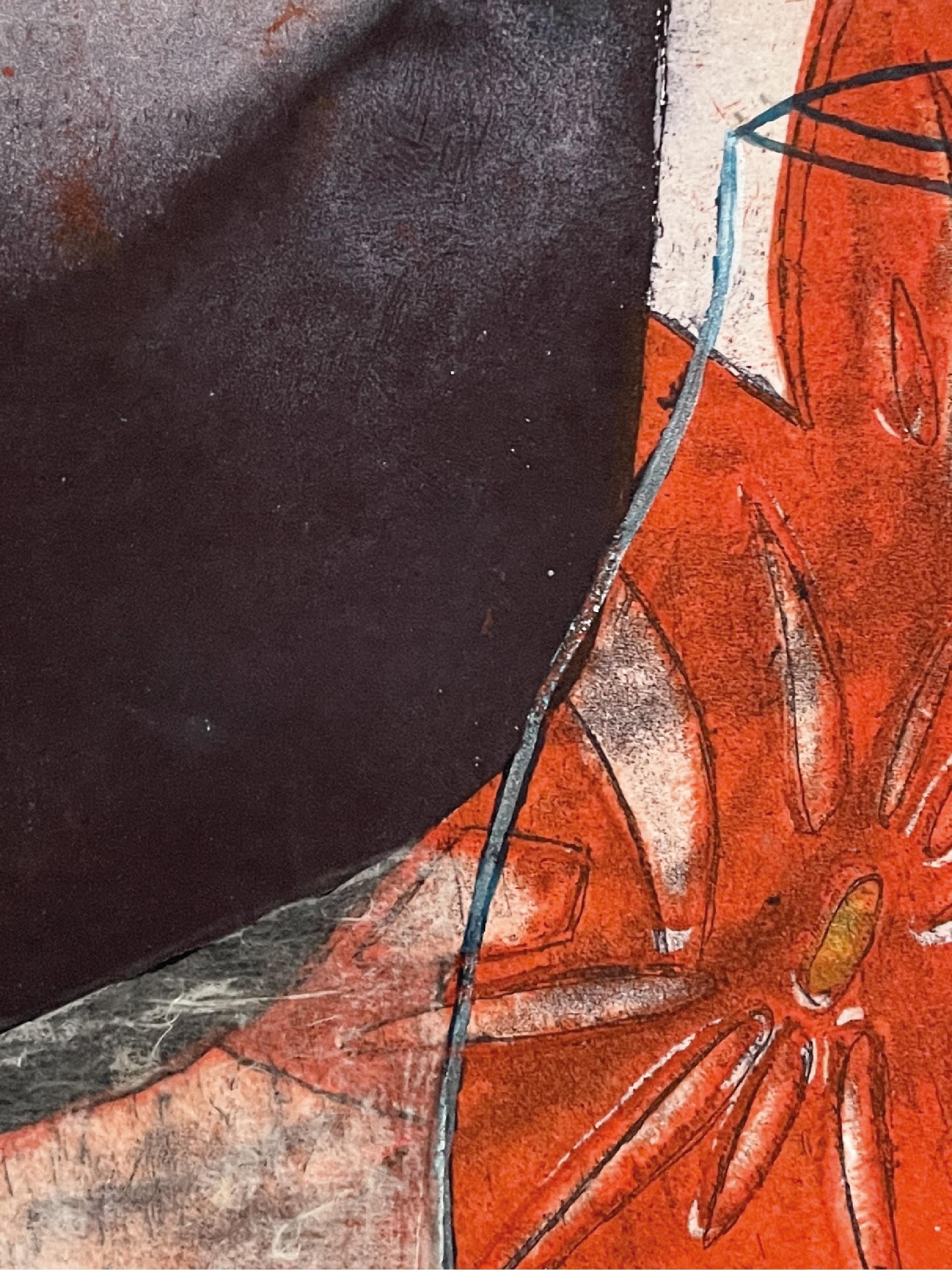 Natura morta astratta a tecnica mista, Ruth Goldman-Grosin in vendita 2