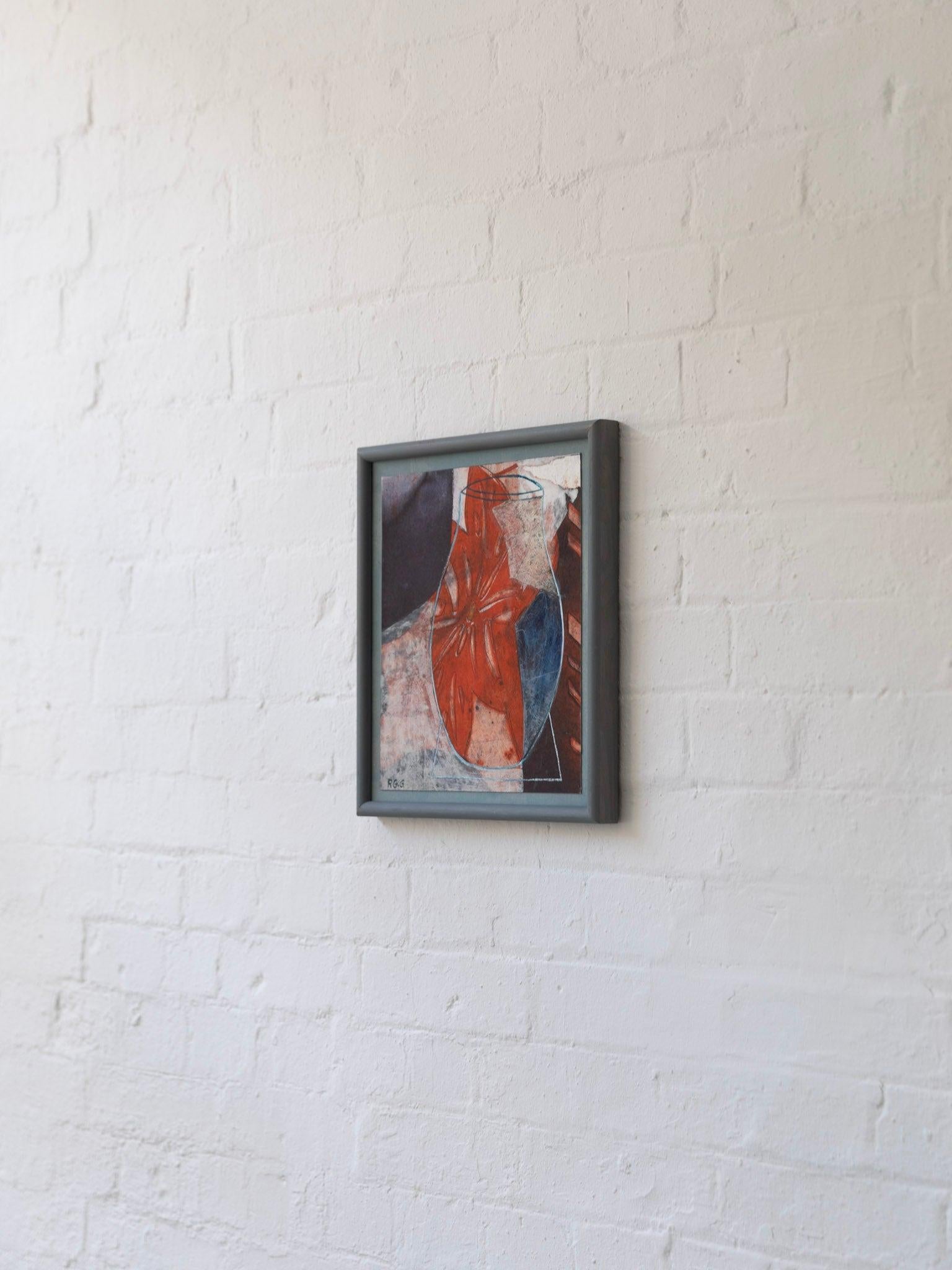 Abstract Mixed-Media Still Life, Ruth Goldman-Grosin For Sale 2