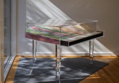 Allegro Con Brio - contemporary, figurative, acrylic and thread sculpture