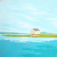 Anna's Cabin - Maine, Original Painting