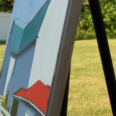 Barn Red Roof, Original Painting