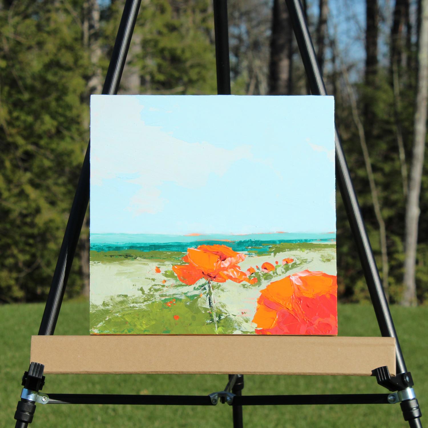 Poppies, Abstract Painting 2