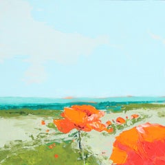 Poppies, Abstract Painting
