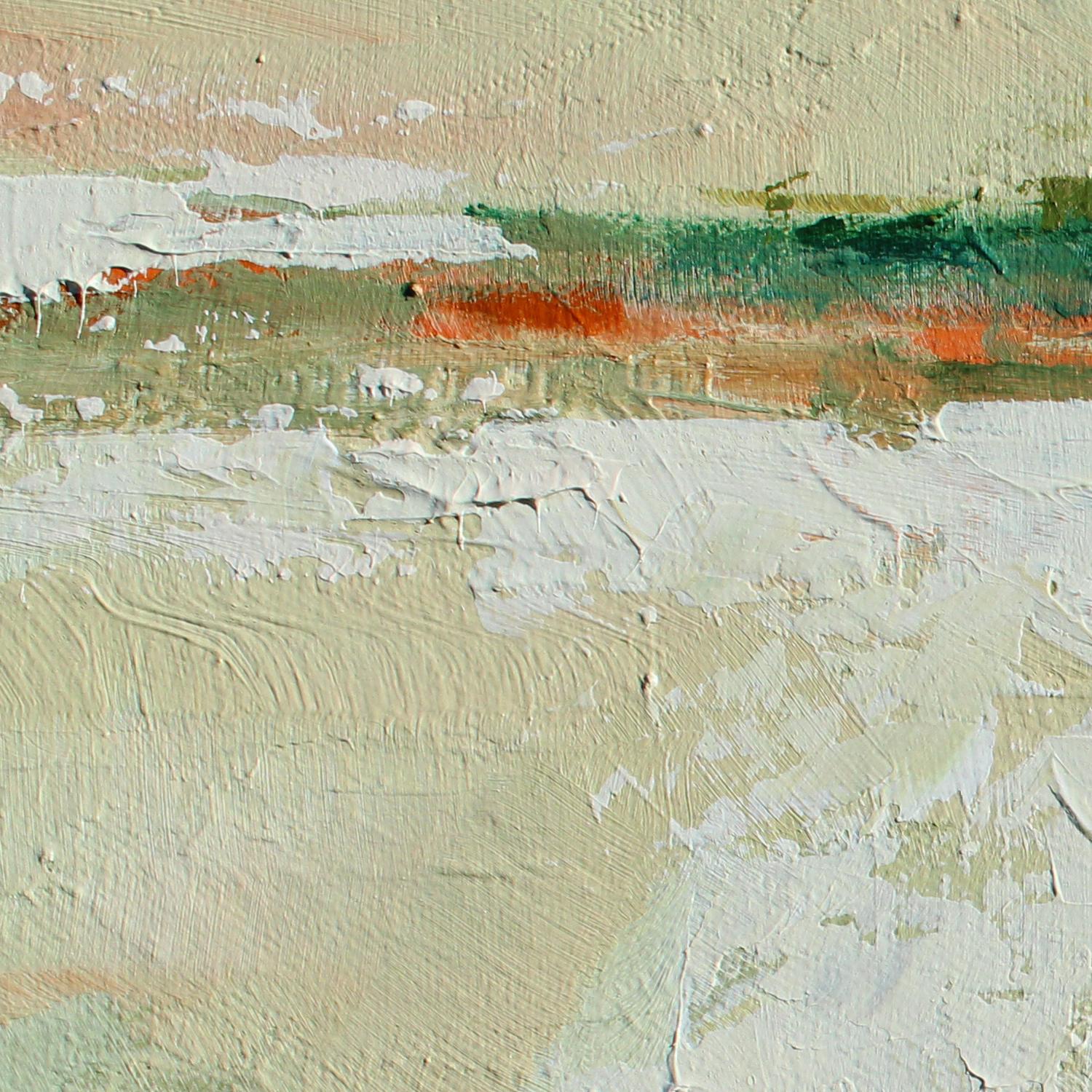 Il sentiero verso l'insenatura, dipinto originale - Landscape Painting Blu di Ruth LaGue