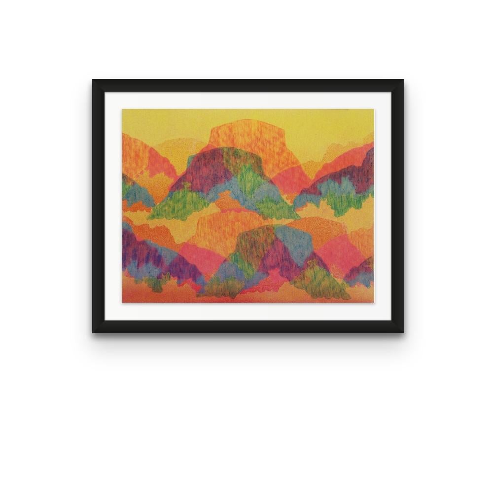 airbrush mountains