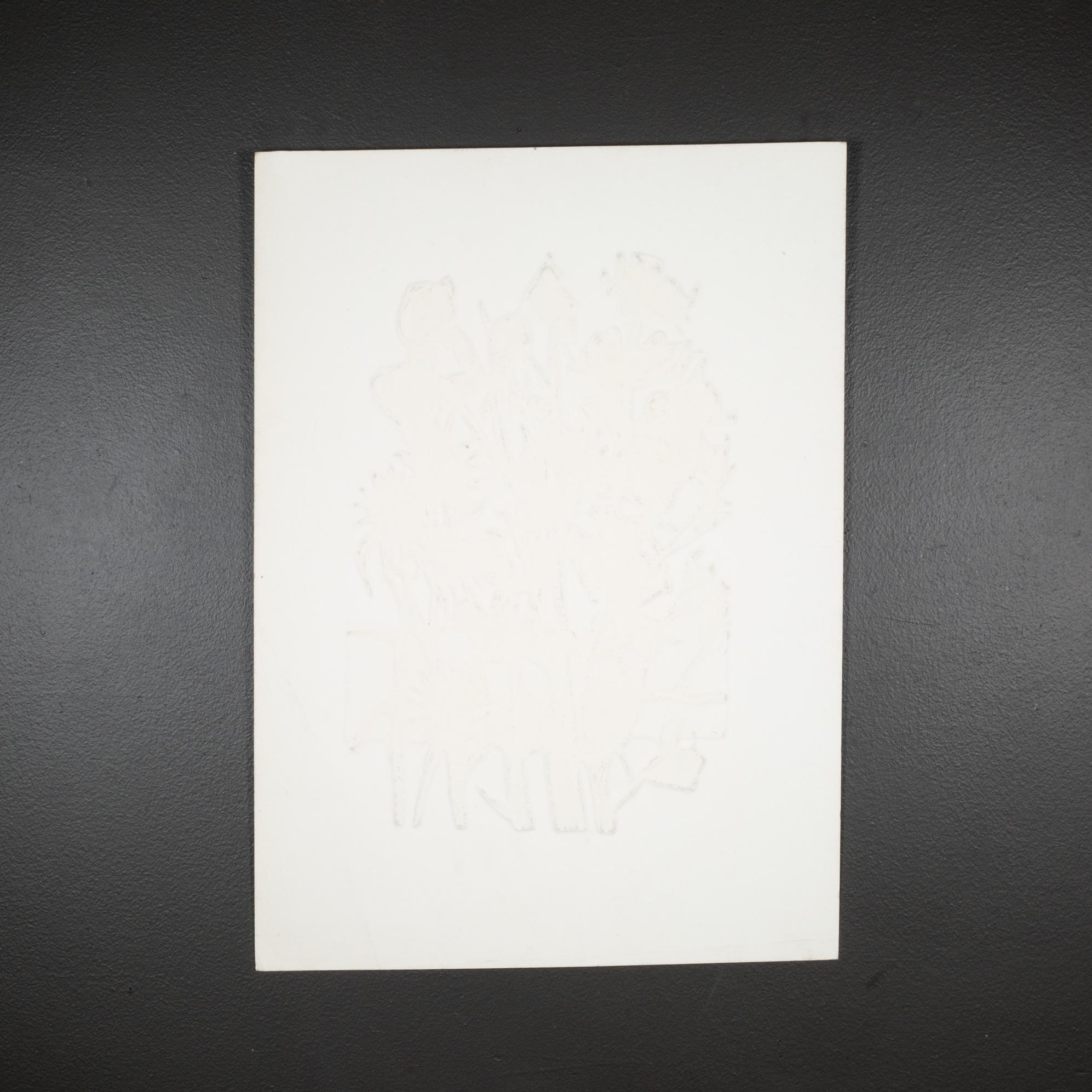Ruth Leaf, Jardín, Serigrafía Embosada, Aguafuerte Edición Limitada 21/35 Firmado en Bueno estado para la venta en San Francisco, CA