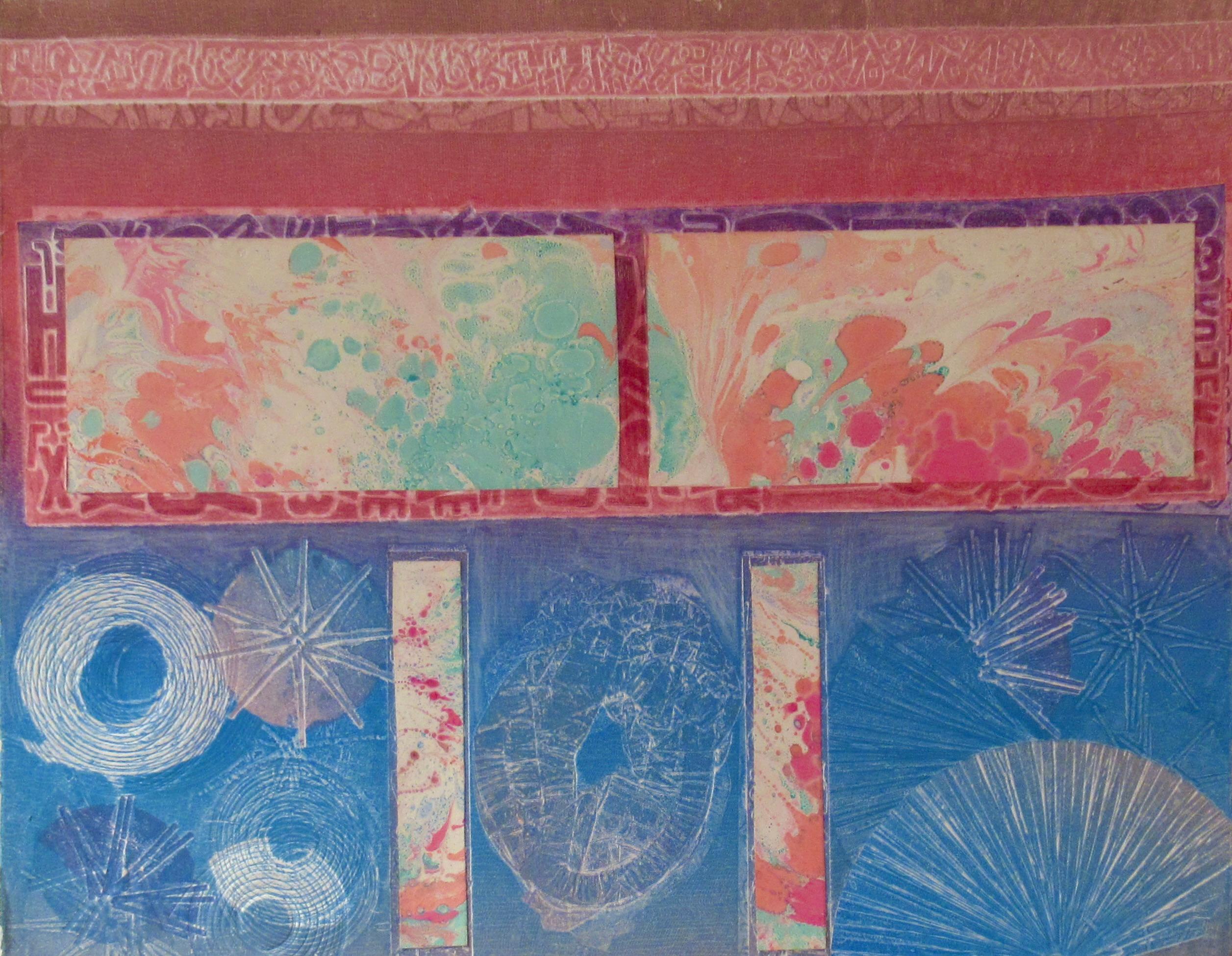Serie Ventilador - Mixed Media Art Expresionismo abstracto de Ruth Leaf