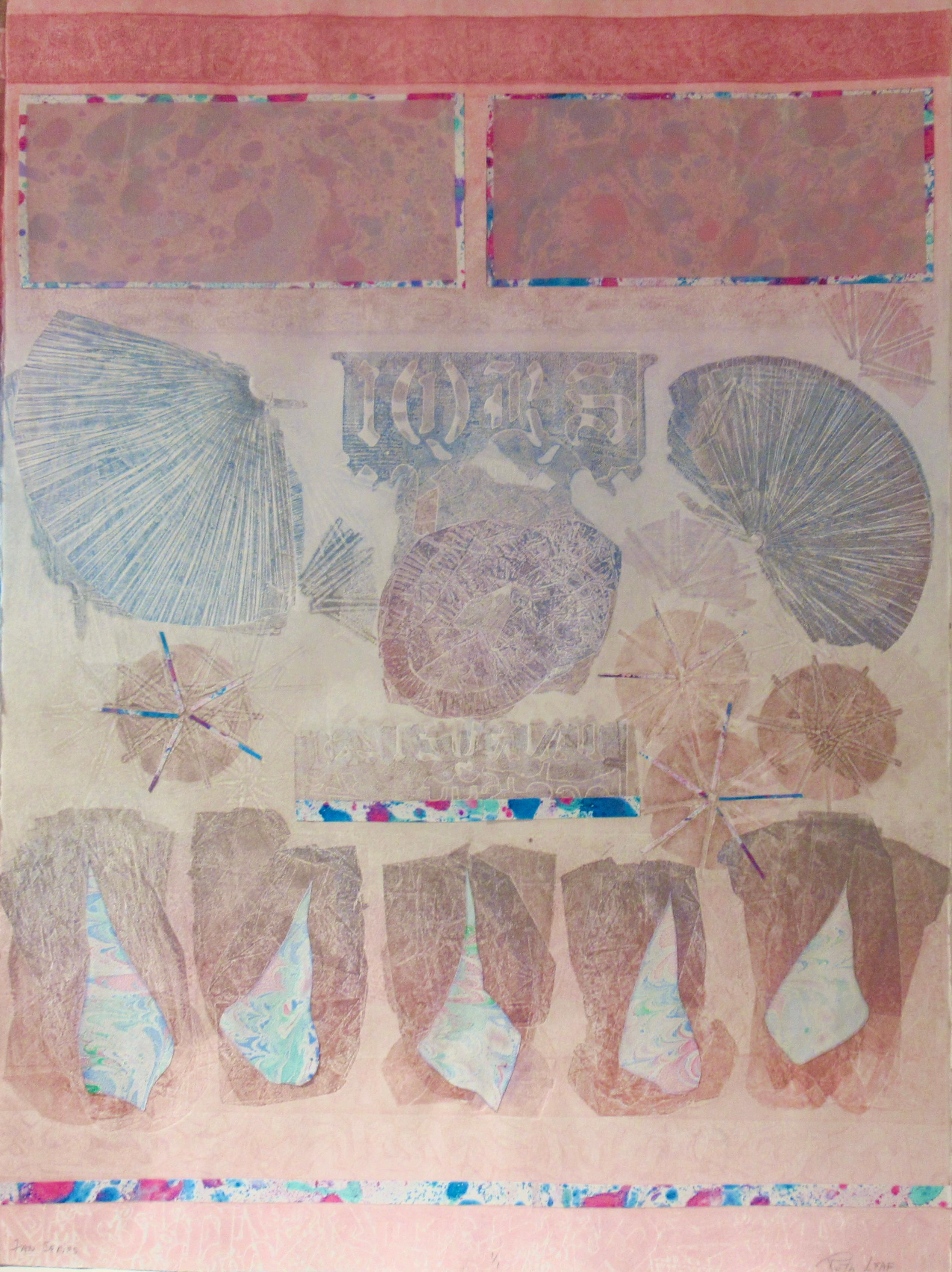 Serie Ventilador - Mixed Media Art de Ruth Leaf