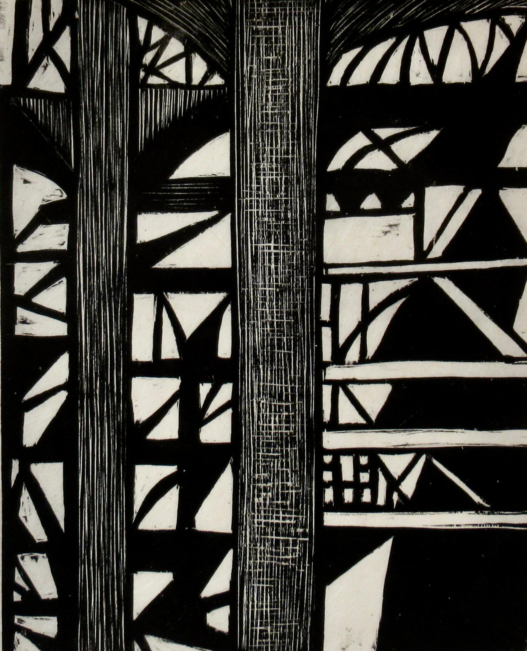 A Bridge - Print by Ruth Leaf