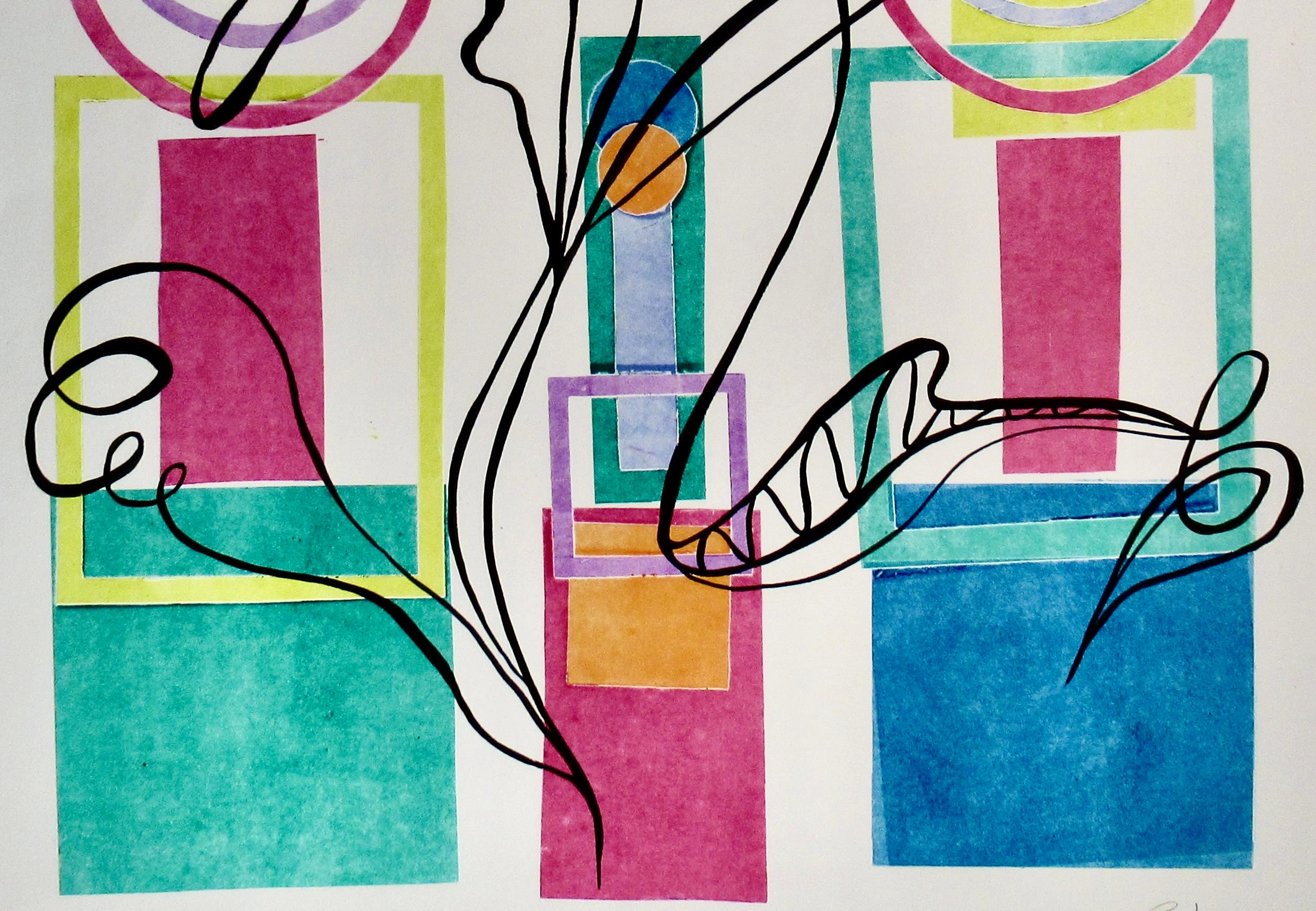 Circo Serie C - Figurative Print Beige de Ruth Leaf