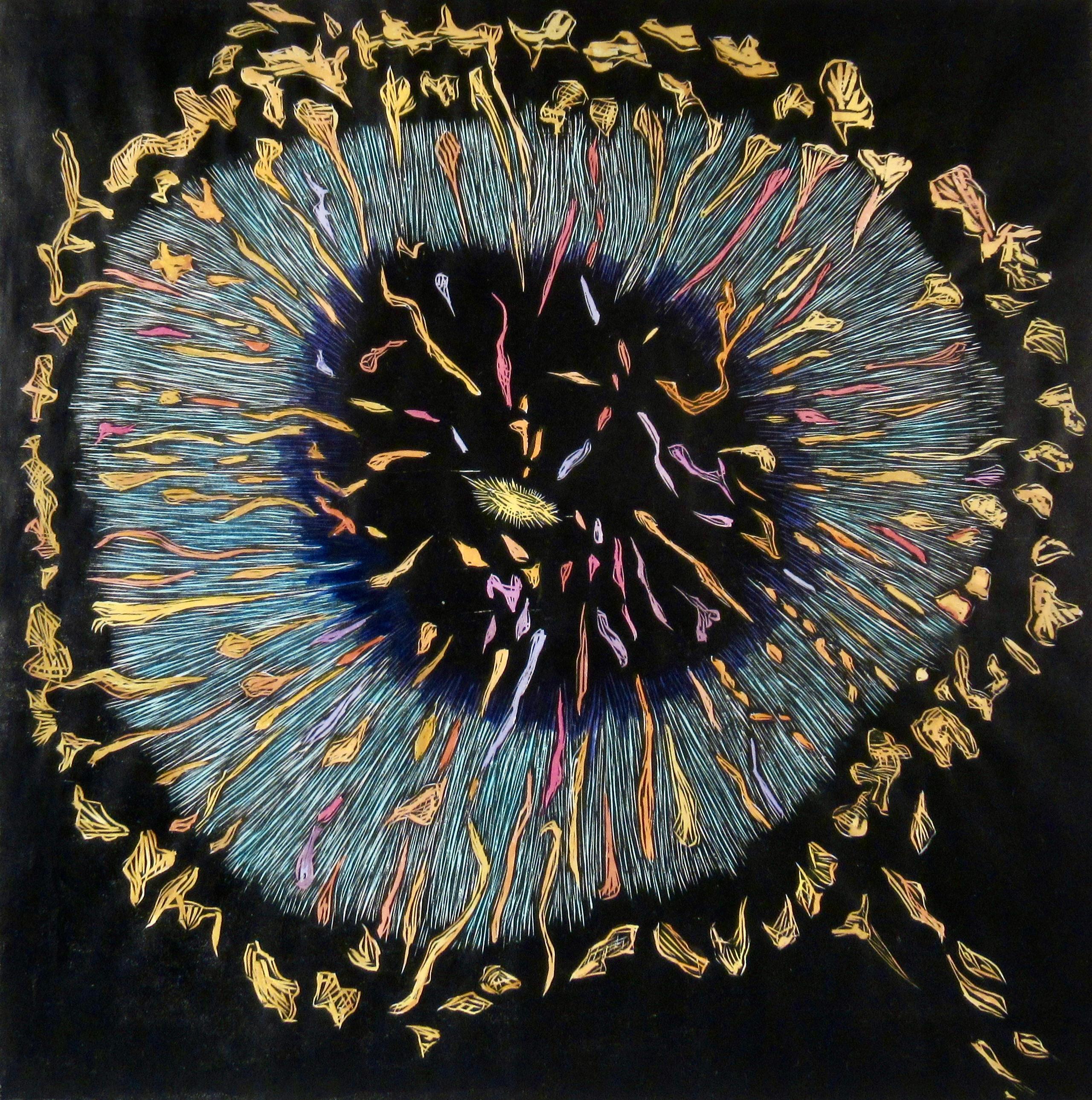 Kosmische Explosion – Print von Ruth Leaf