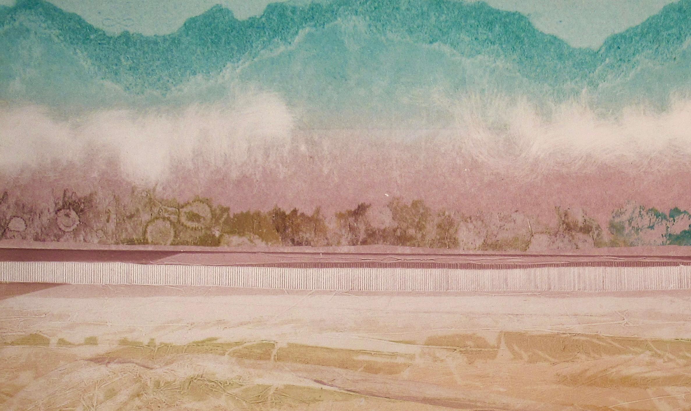 Paisaje con montañas - Print de Ruth Leaf