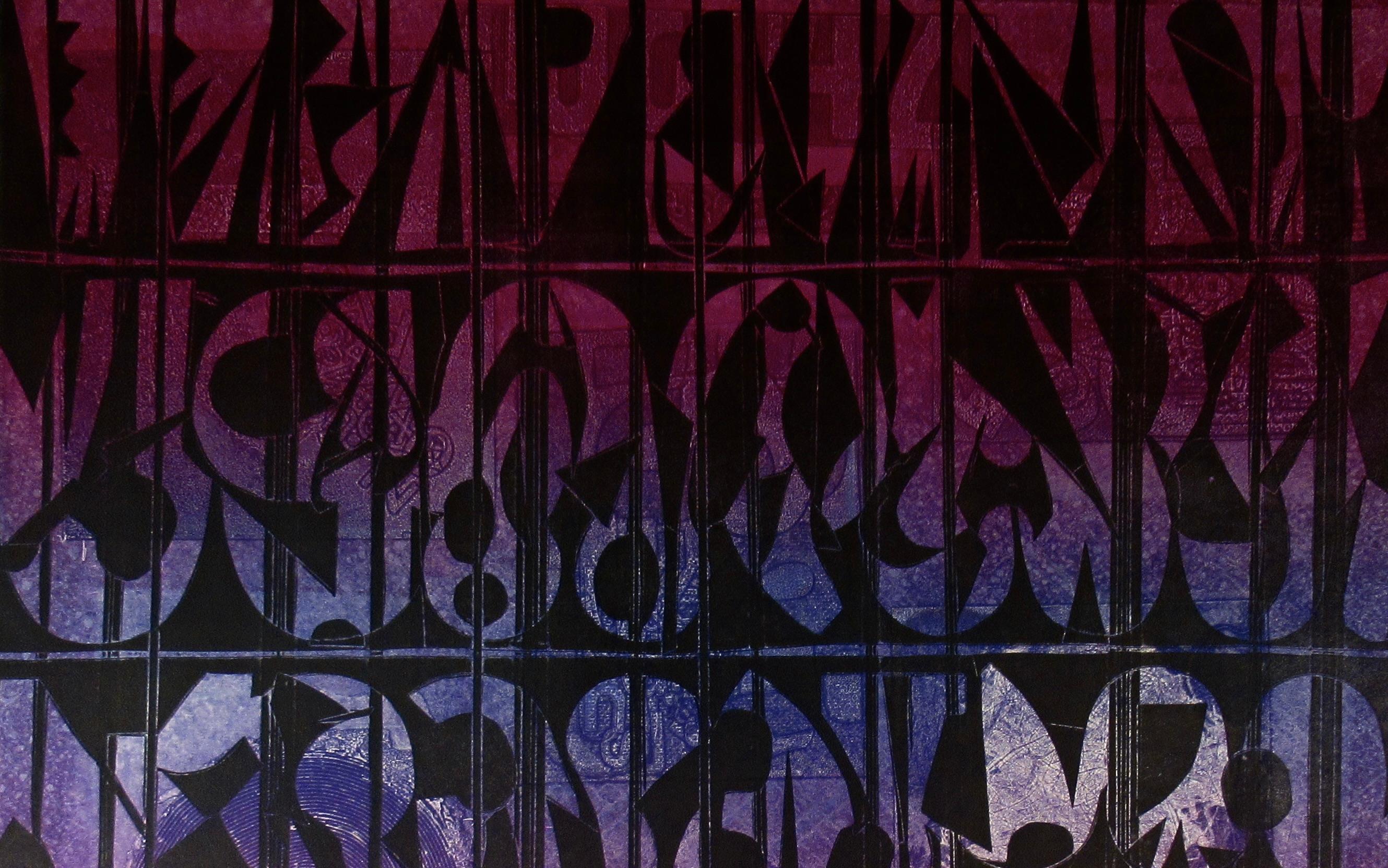 Secrets Series - Abstract Expressionist Print by Ruth Leaf