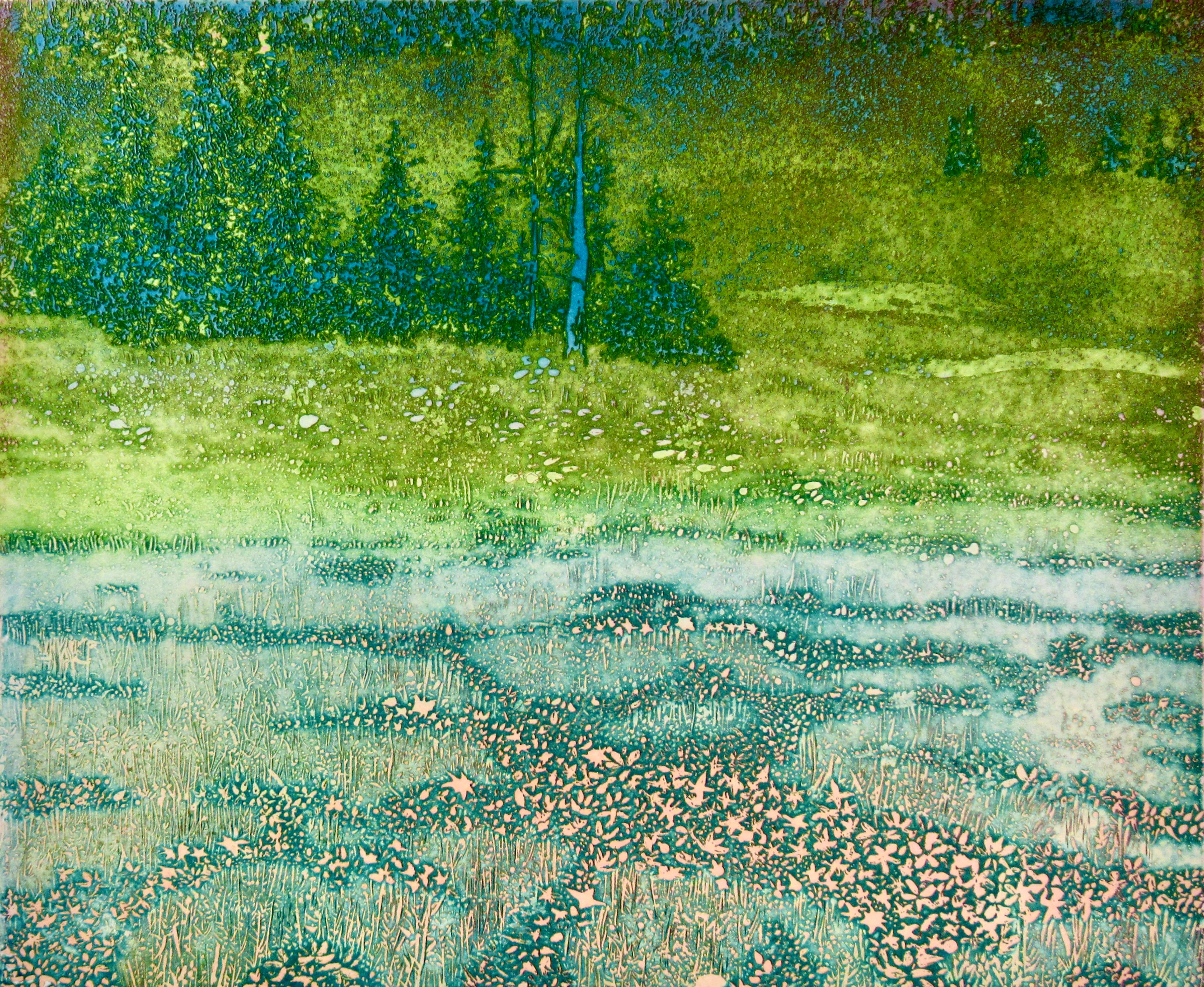 Sommerregen – Print von Ruth Leaf