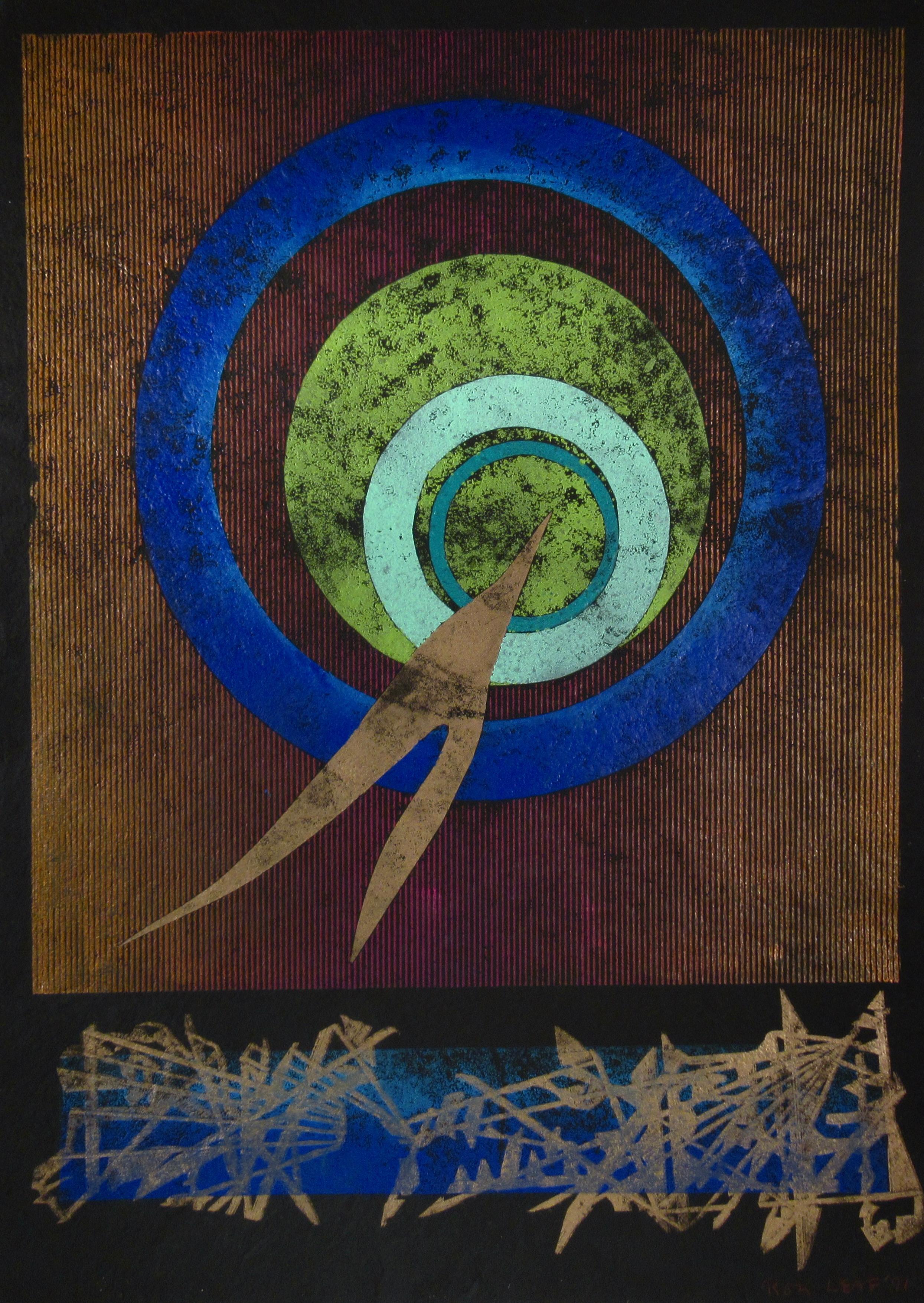 Untitled, Bird - Print by Ruth Leaf