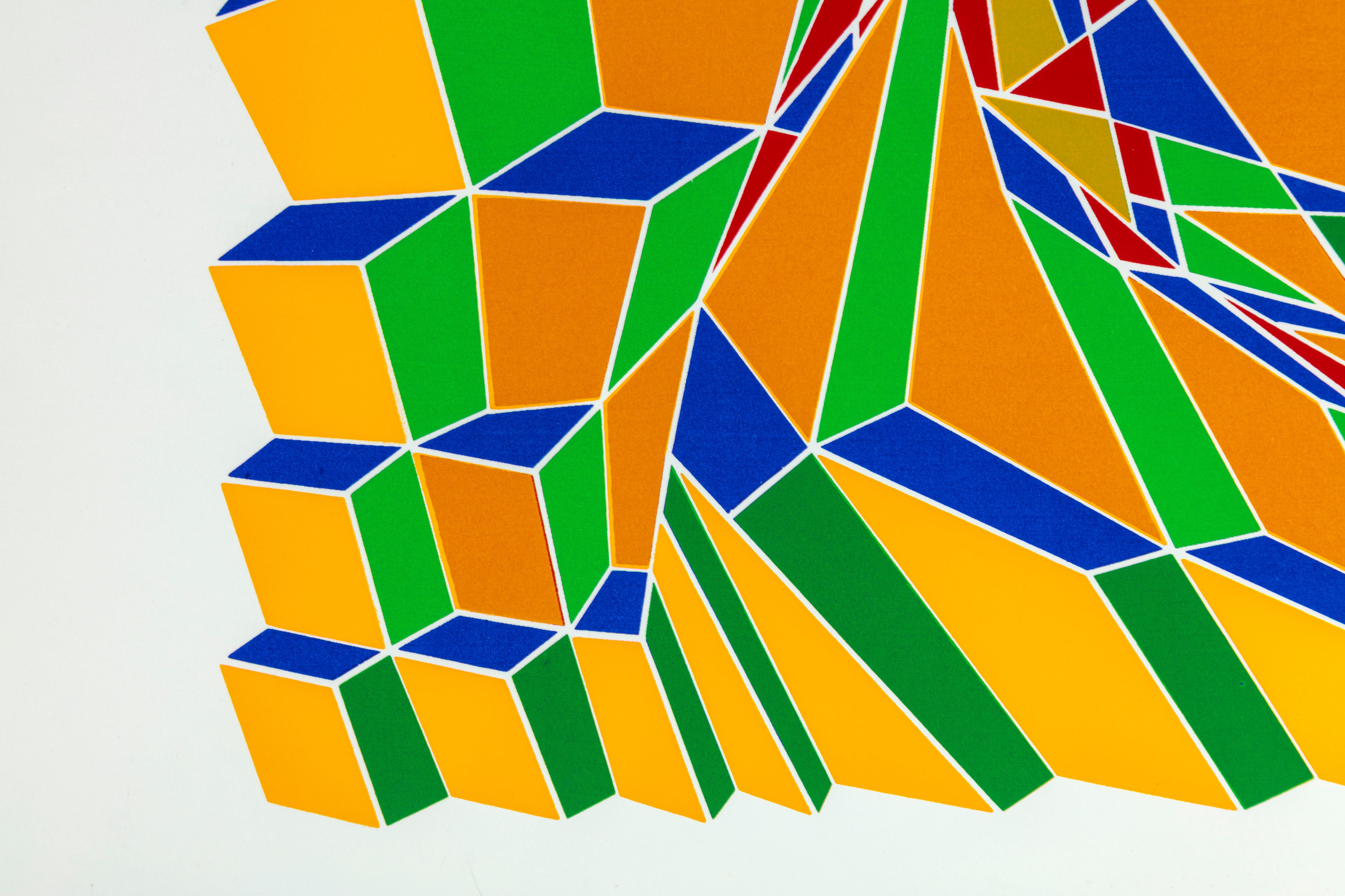The work of Ruth Leavitt (1944, Saint Paul, Minnesota) employs computation to manipulate and alter abstract forms by virtually stretching, rotating and deforming them across three axes. Her modular structures share a resemblance but are not