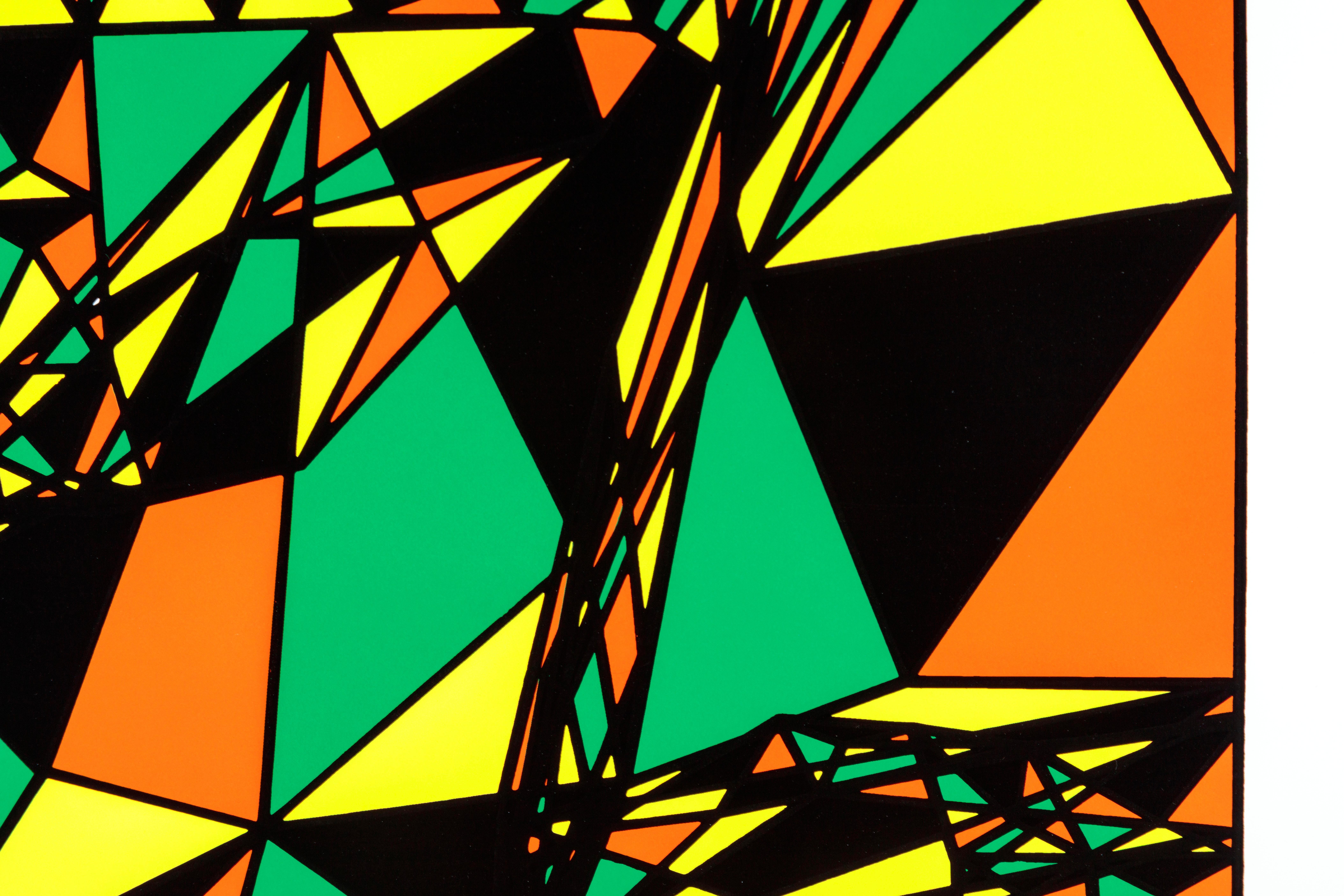 Variation prismatique II - Géométrique abstrait Print par Ruth Leavitt