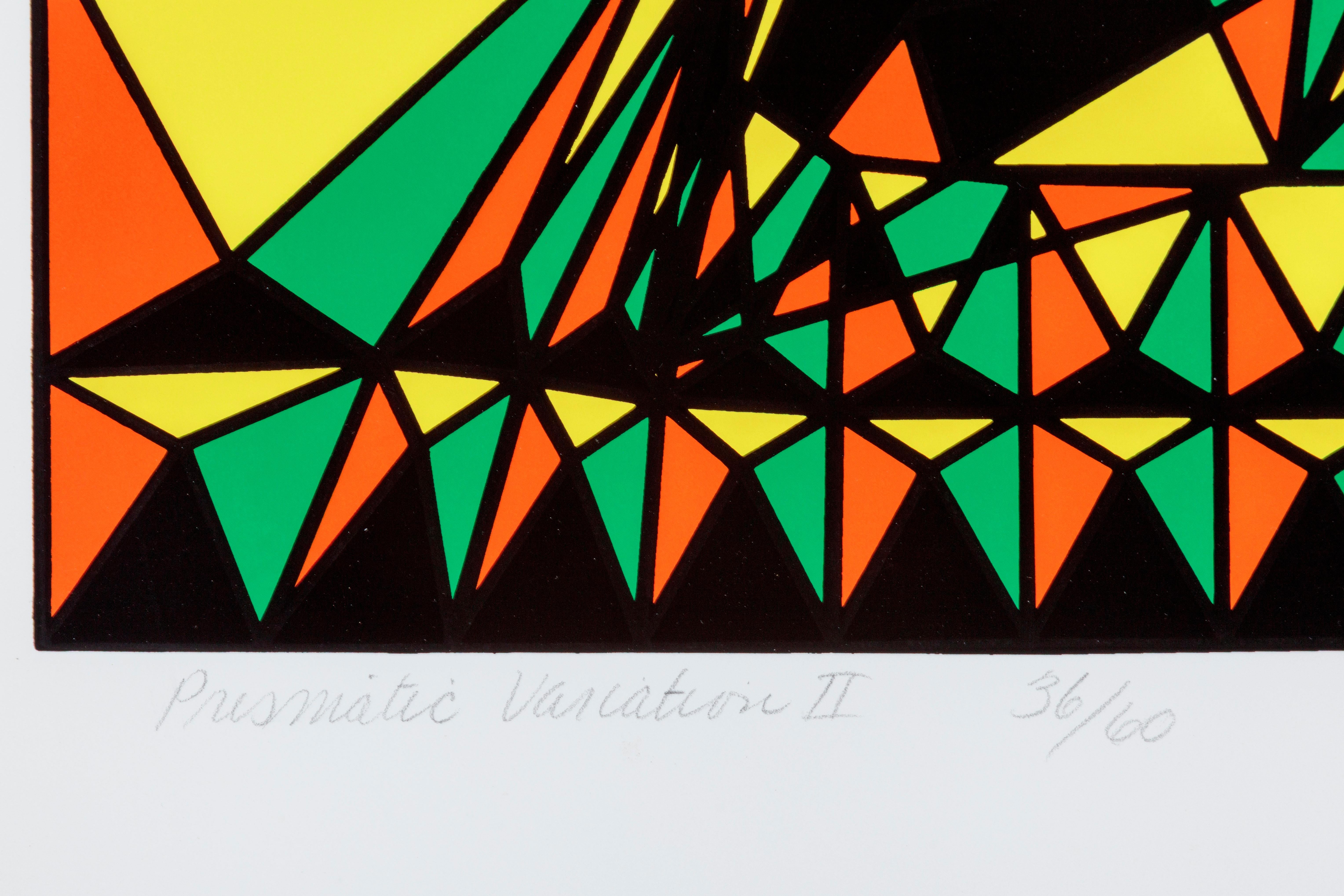 L'œuvre de Ruth Leavitt (1944, Saint Paul, Minnesota) utilise l'informatique pour manipuler et modifier des formes abstraites en les étirant, les tournant et les déformant virtuellement sur trois axes. Ses structures modulaires se ressemblent mais