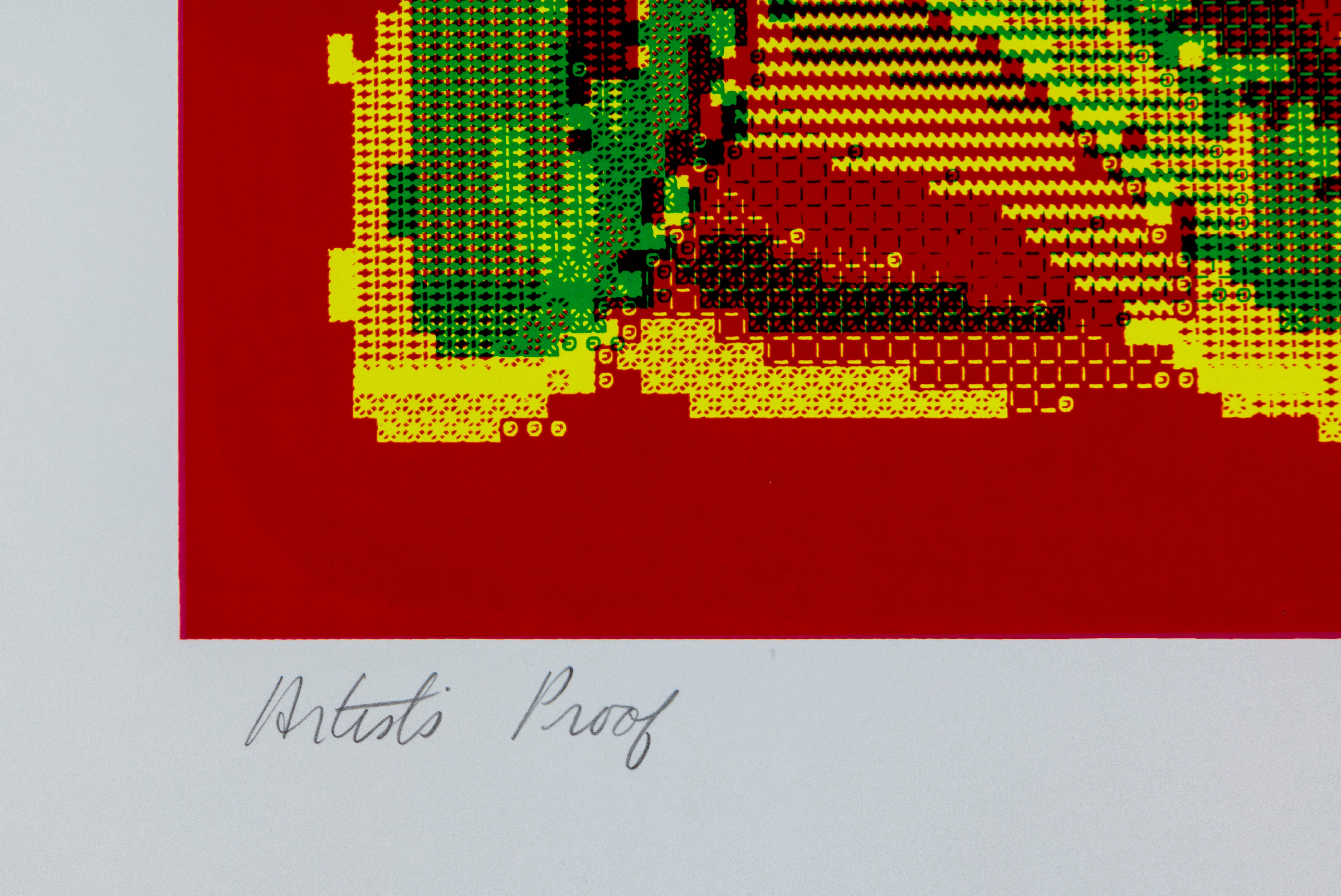 Untitled - Abstract Geometric Print by Ruth Leavitt