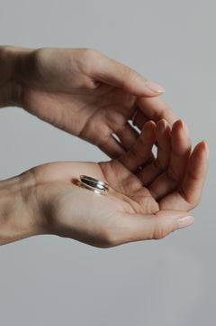 Shield Ring 14k Yellow Gold, Minimalist Dome Ring
