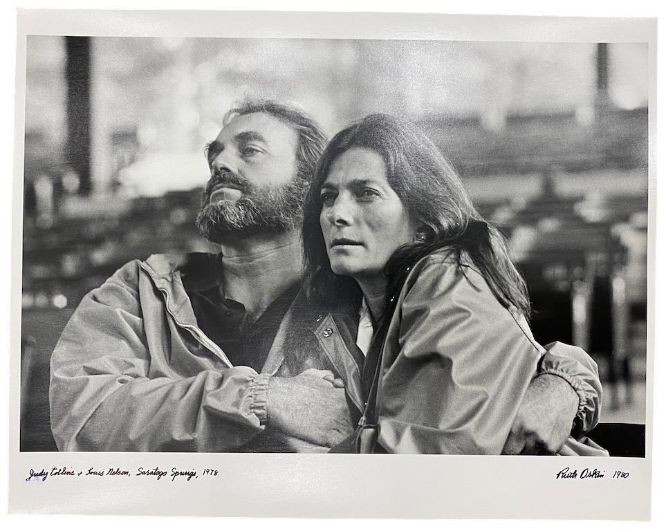 Judy Collins and Louis Nelson, Saratoga Springs - Photograph by Ruth Orkin
