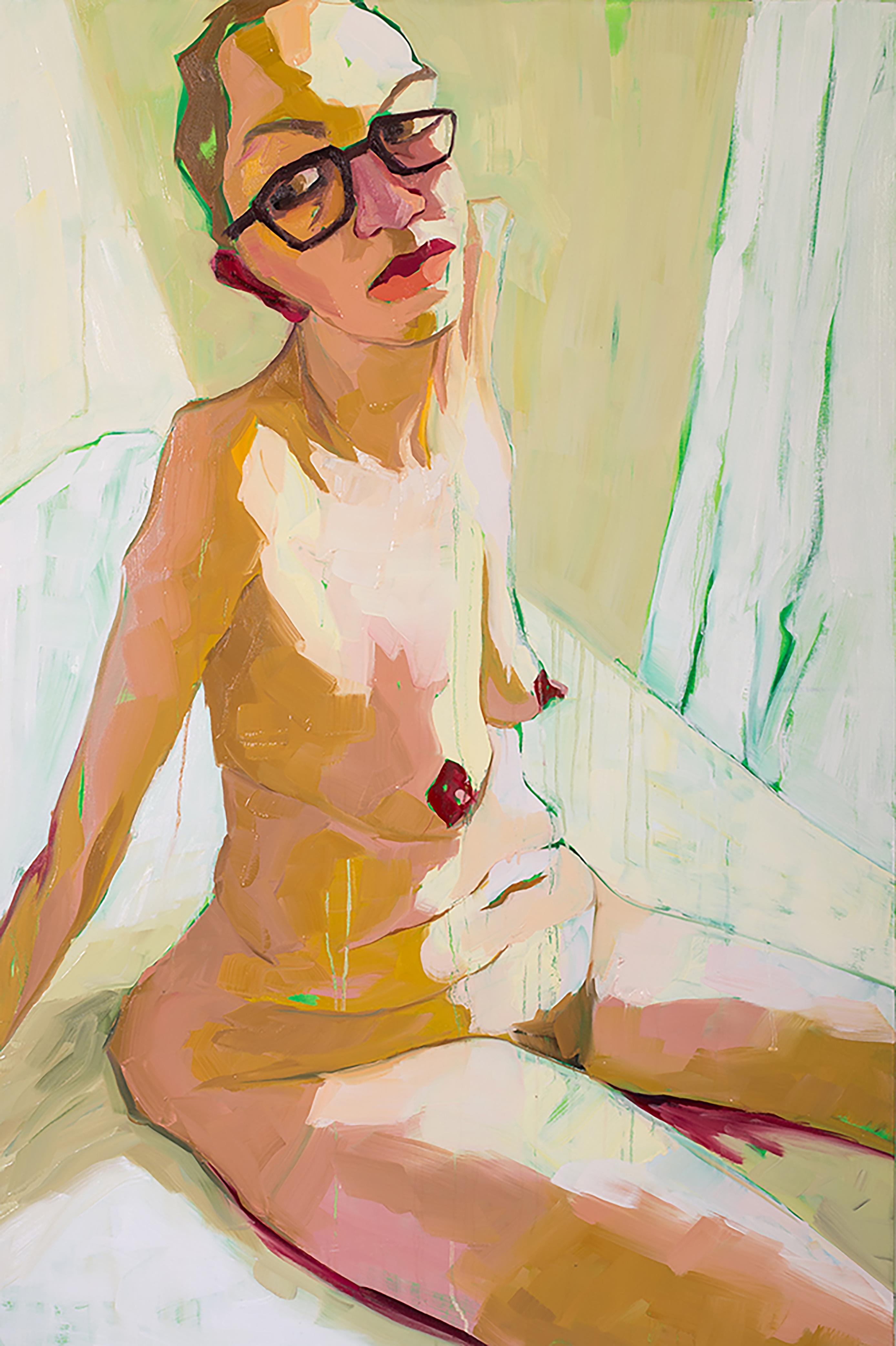 Ruth Owens Portrait Painting - Gravida 7, Para 3