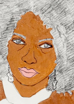 „See Me, Countryside, study II“ -- Gemälde auf Papier von Ruth Owens