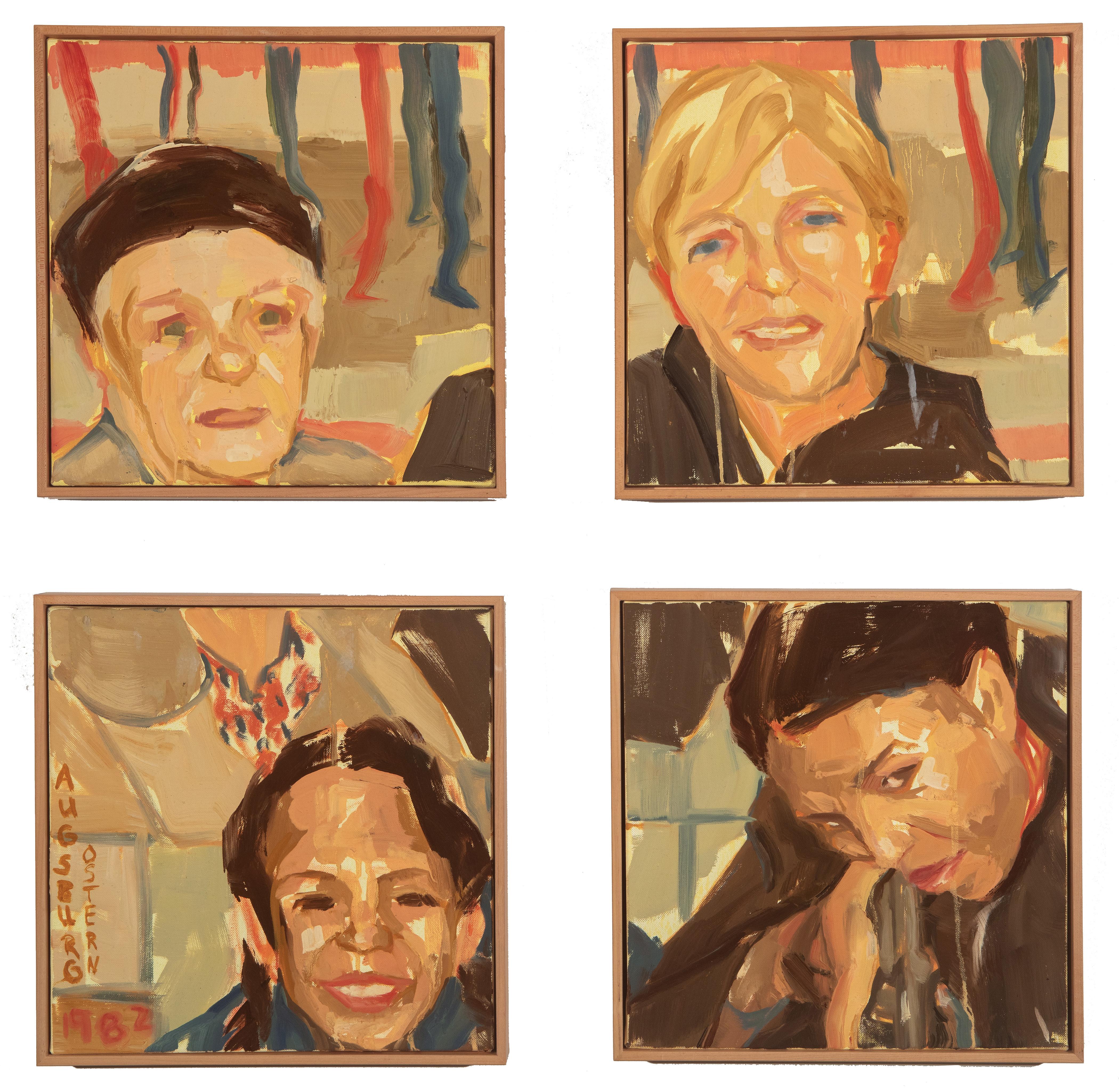 Ruth Owens Portrait Painting – Schießstand Galerie