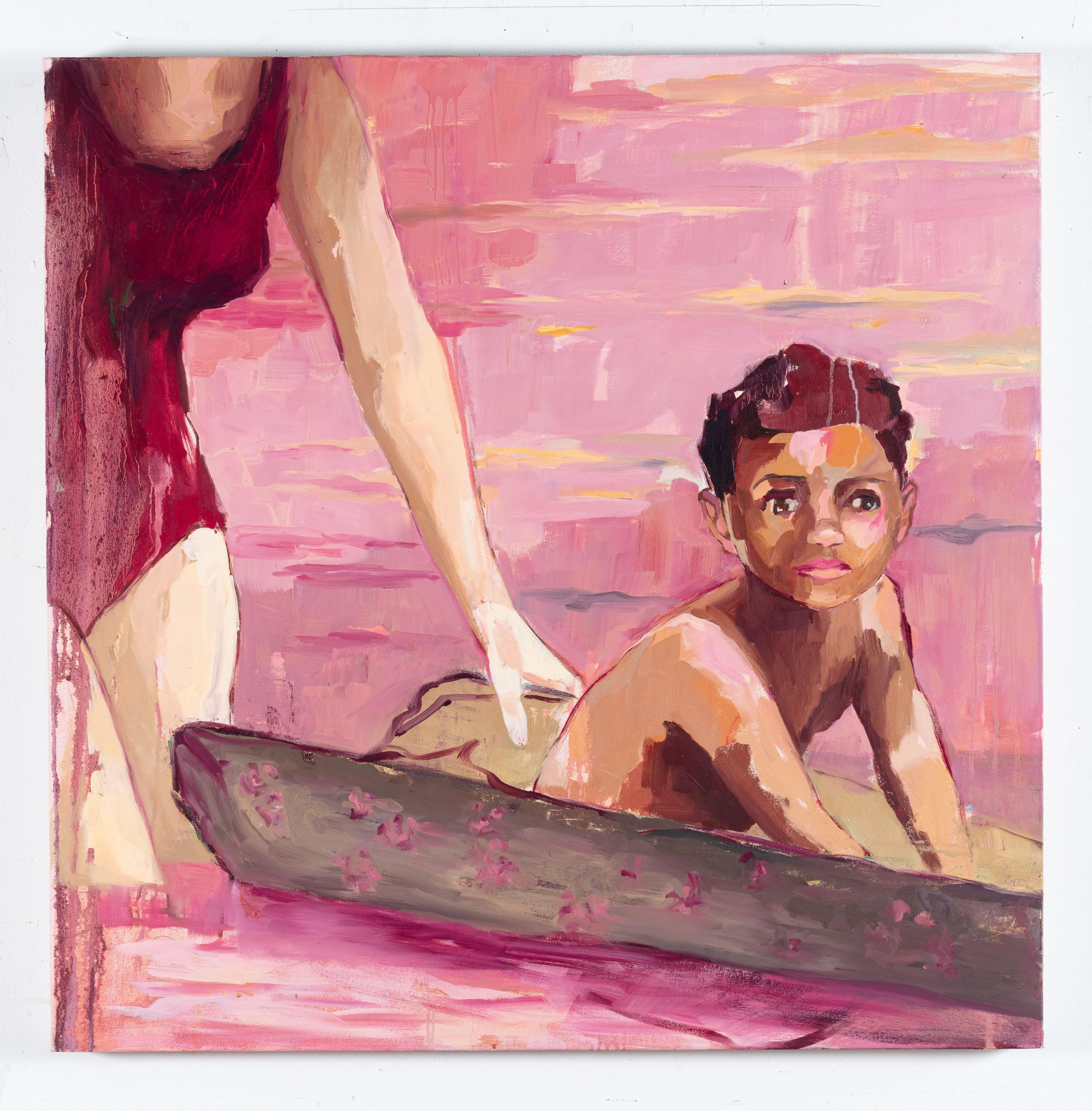 Portrait Painting di Ruth Owens - Ragazzo dell'acqua