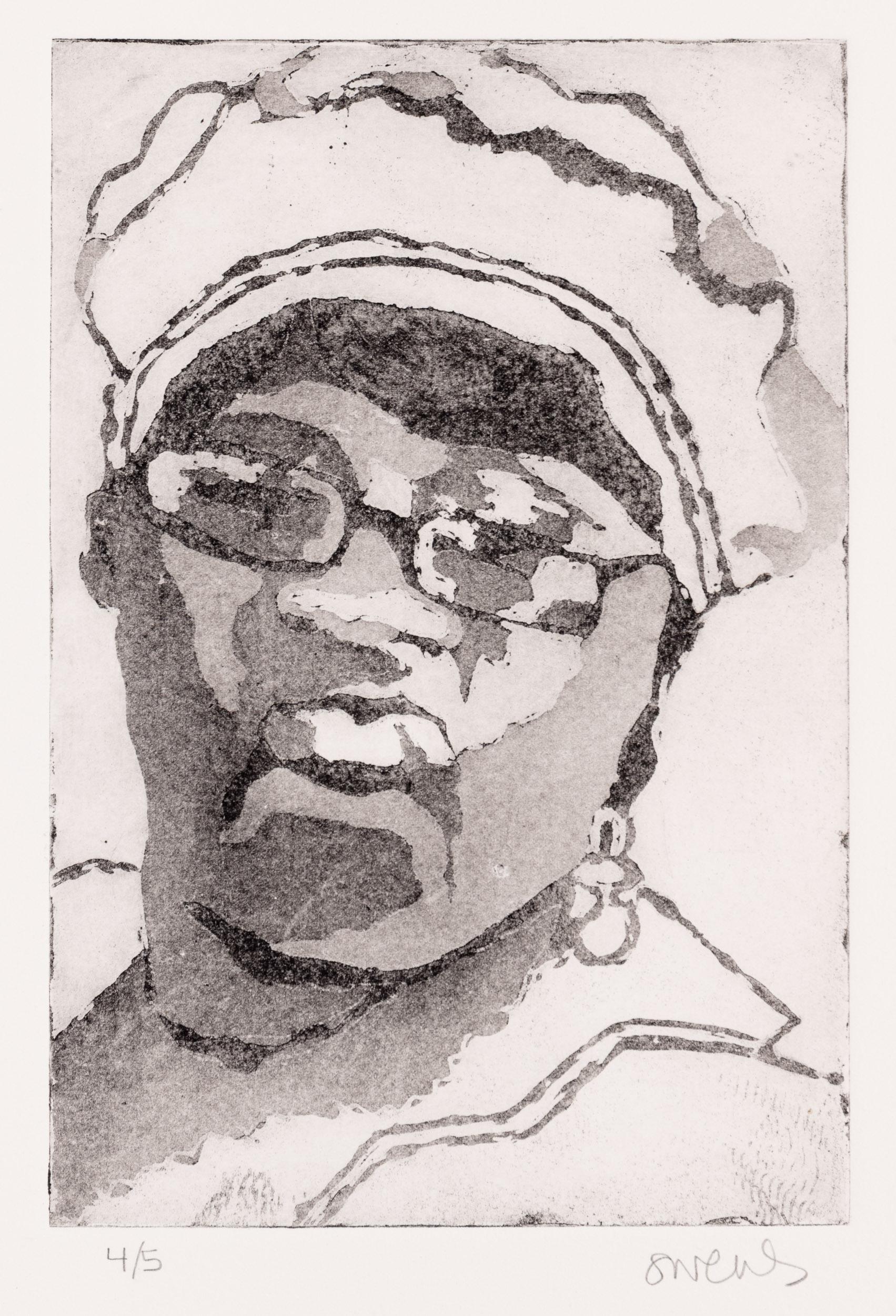 Ruth Owens Portrait Print - Babydoll Becky