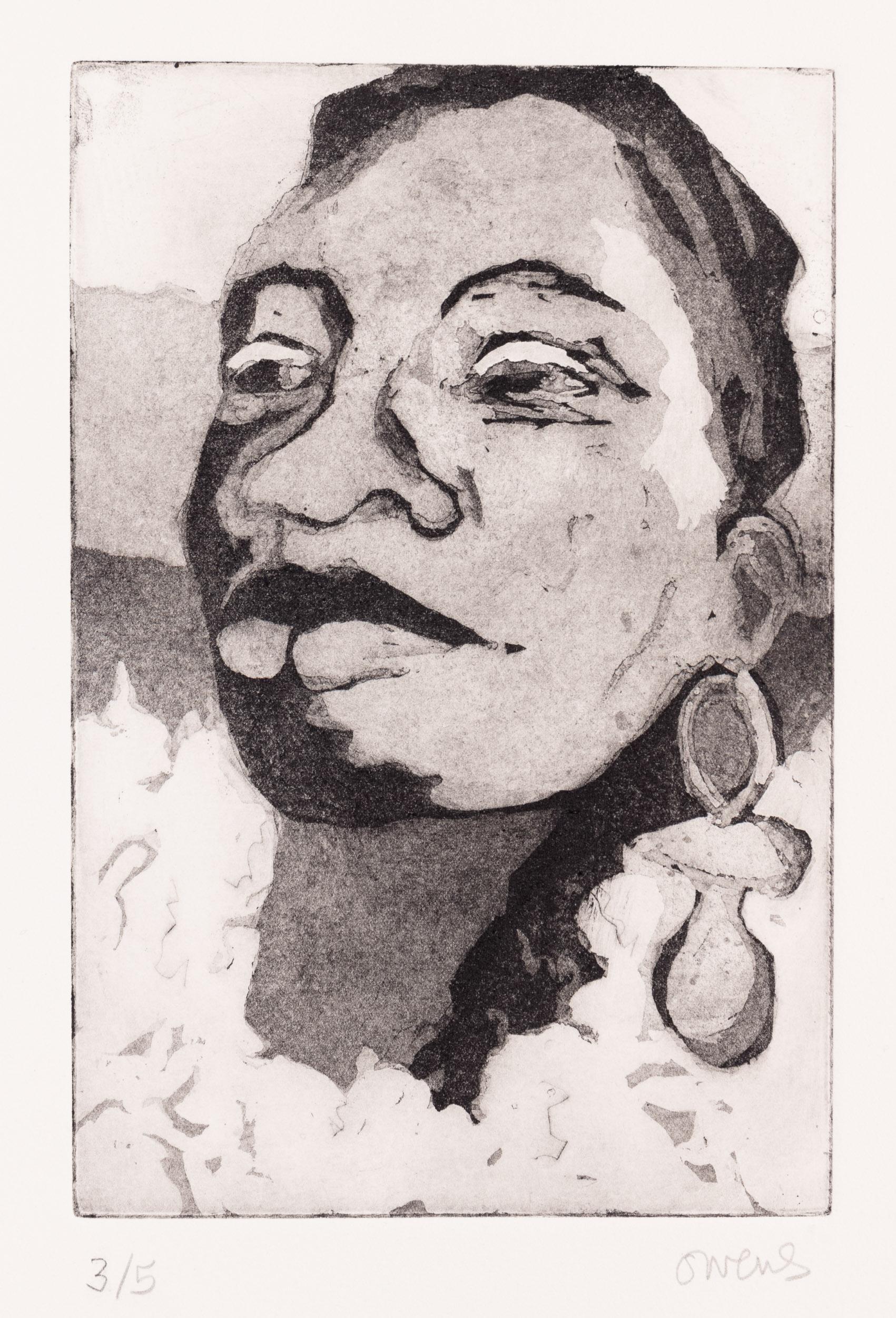 Ruth Owens Portrait Print - Babydoll Rahrah
