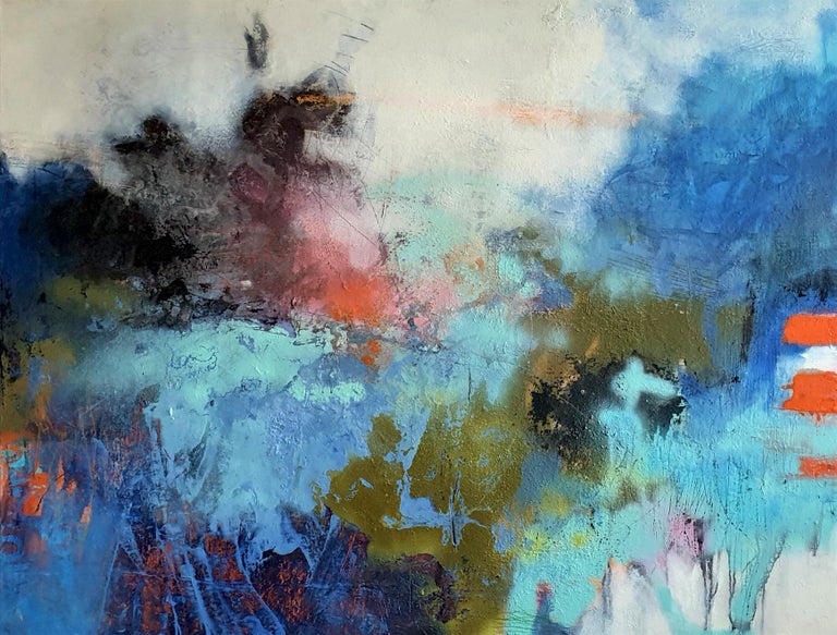 Ruth Schleeh Summer By The Lake Ruth Schleeh Contemporary Abstract Painting For Sale At 1stdibs