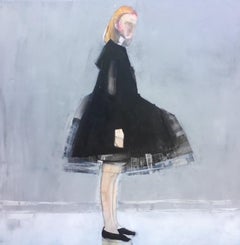 Girl in Black Dress 