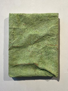 green meadow filled with hundreds of layers of bouncy paint, a three-dimensional