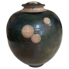 Olla de Raku Ruth Weiner