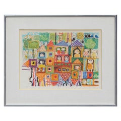 Untitled Colorful Abstract Cityscape