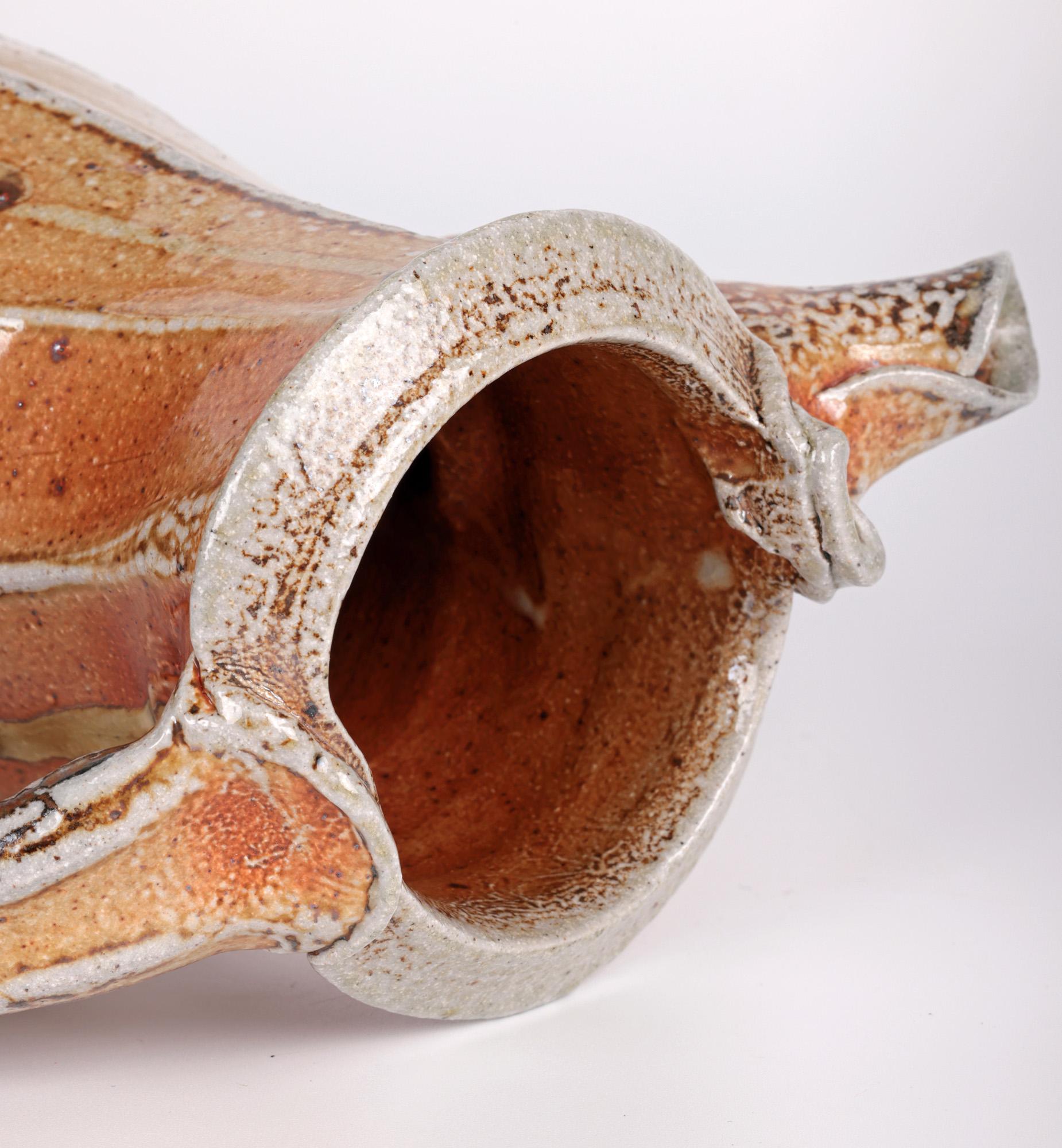 Ruthanne Tudball Soda glasiert Studio Pottery Krug  (Keramik) im Angebot